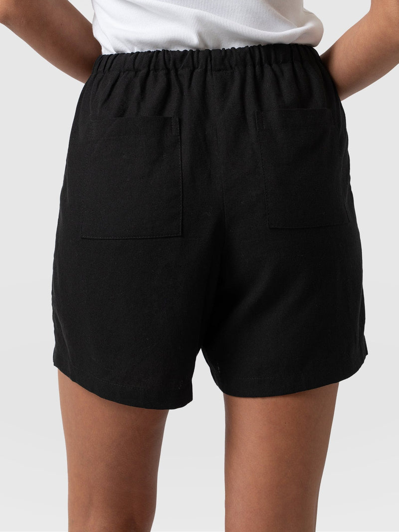 Corinne Short Black - Women's Shorts | Saint + Sofia® USA