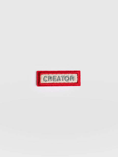 Creator Sticker Badge - Cream - Women's Accessories | Saint + Sofia® USA