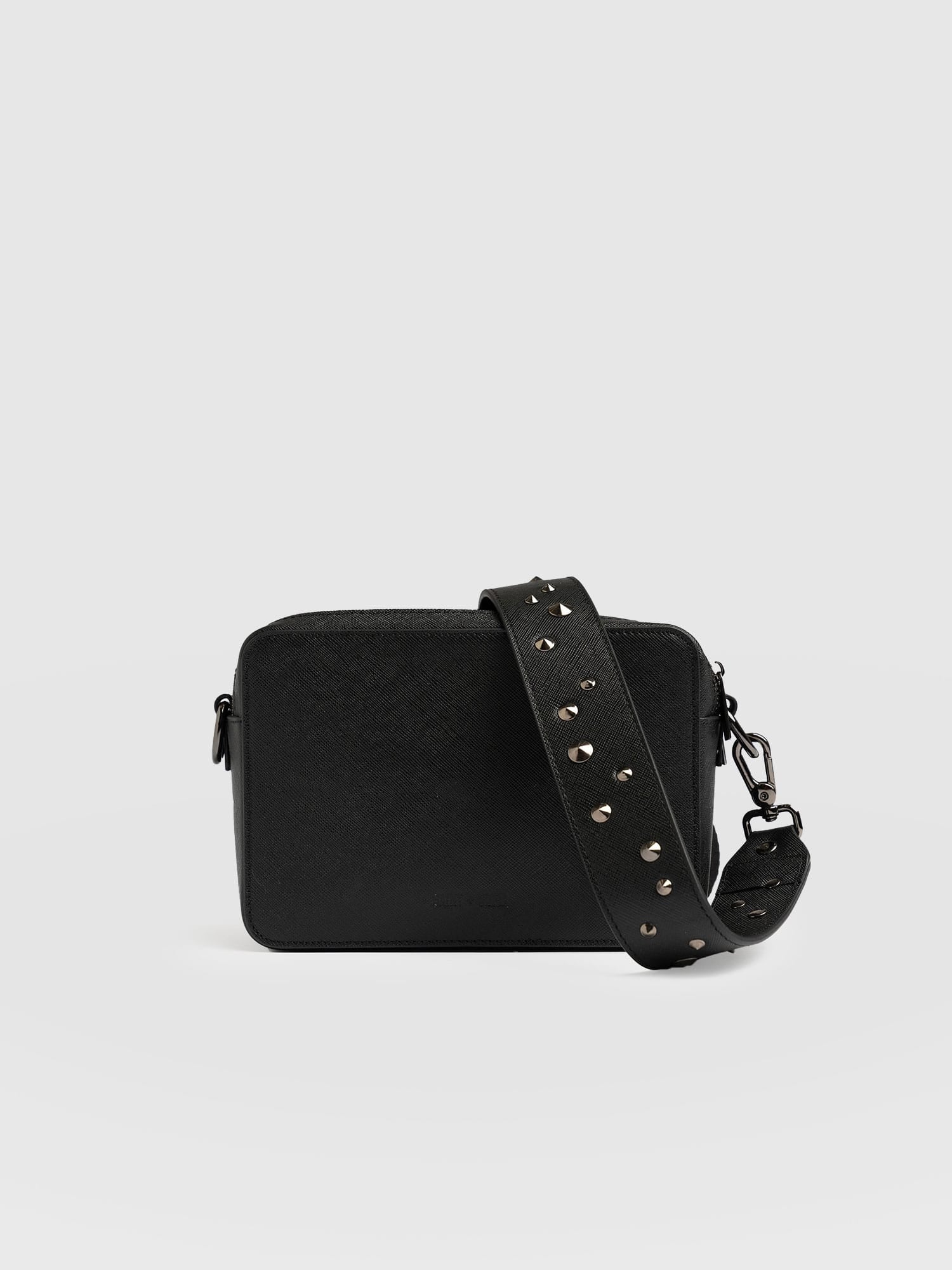Cross Body Bag Black Studded - Women's Cross Body Bag | Saint + Sofia® US
