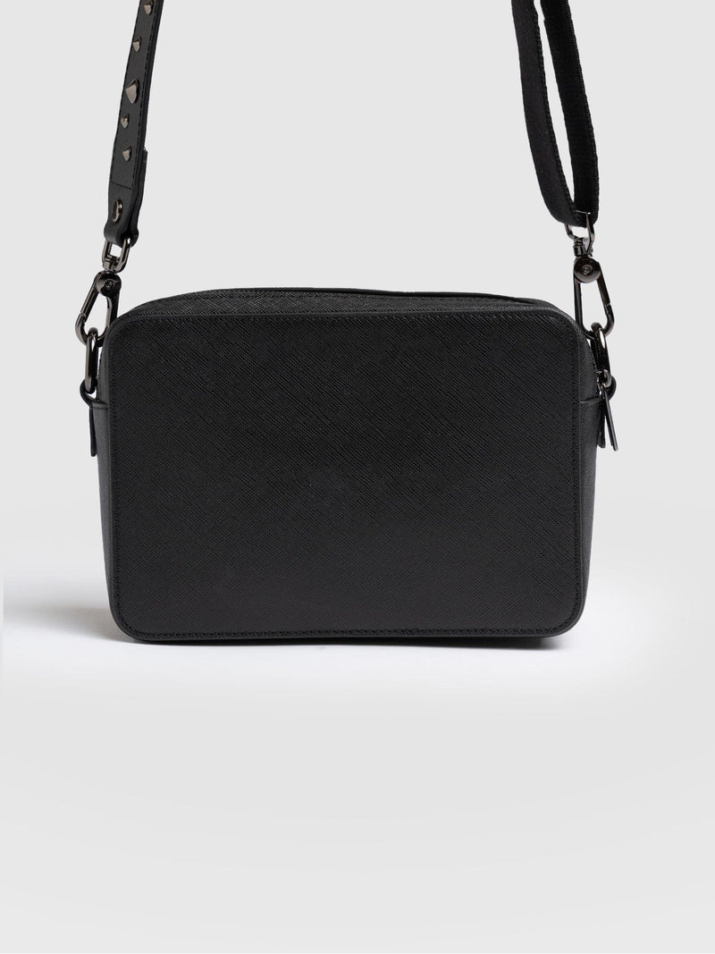 Cross Body Bag Black Studded - Women's Cross Body Bag | Saint + Sofia® US