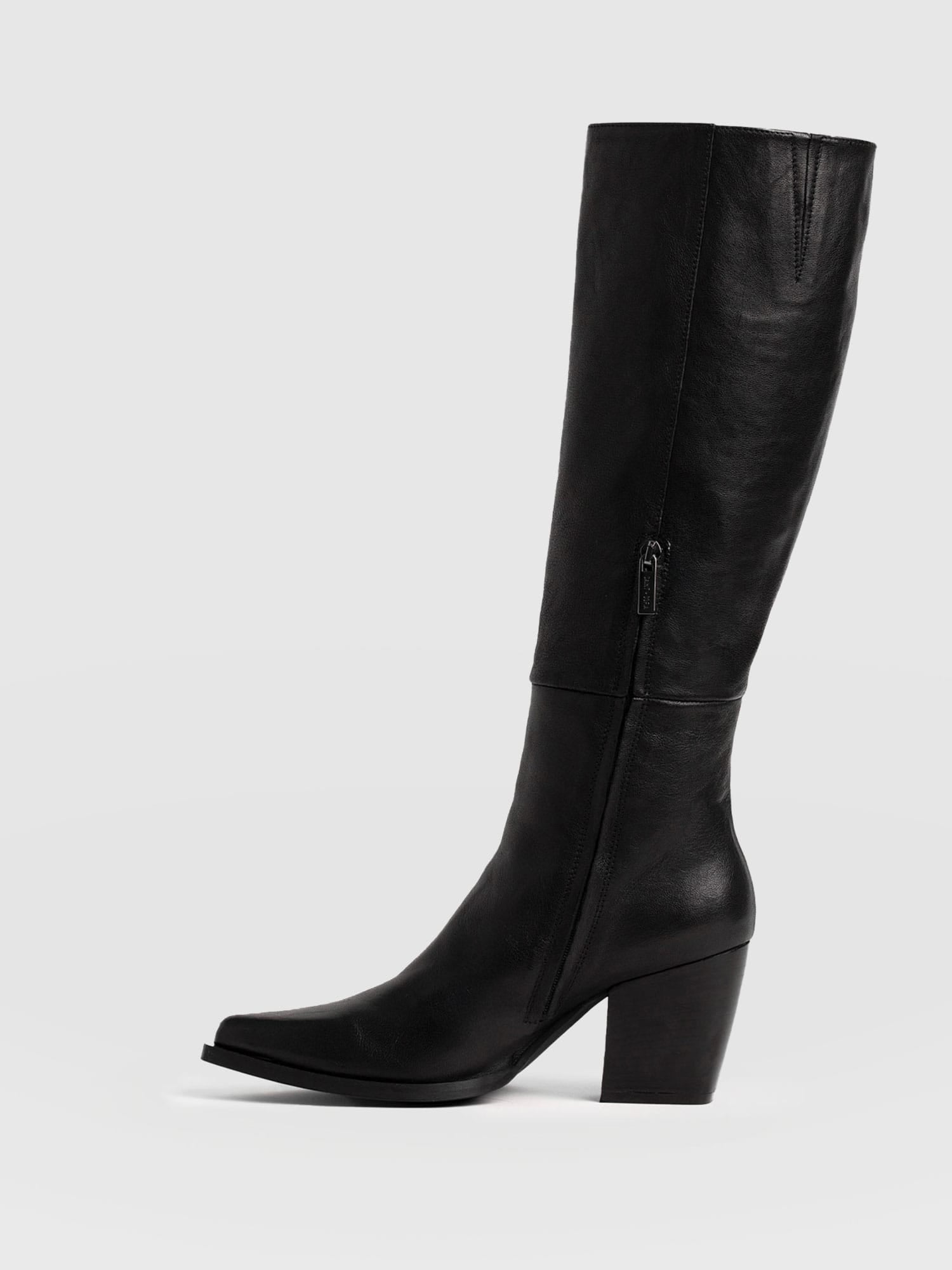 Dallas Knee High Boot - Black - Women's Shoes | Saint + Sofia® USA