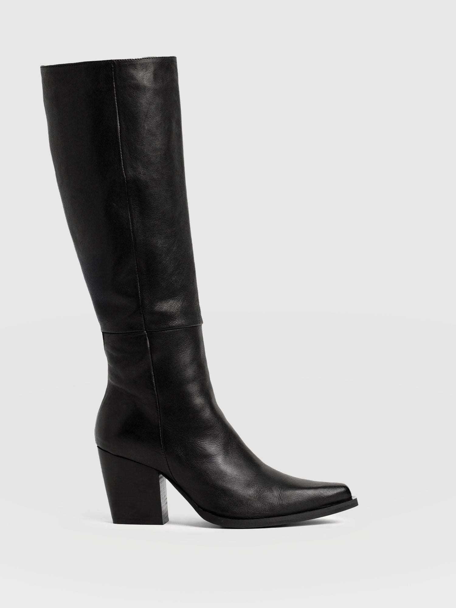Dallas Knee High Boot - Black - Women's Shoes | Saint + Sofia® USA