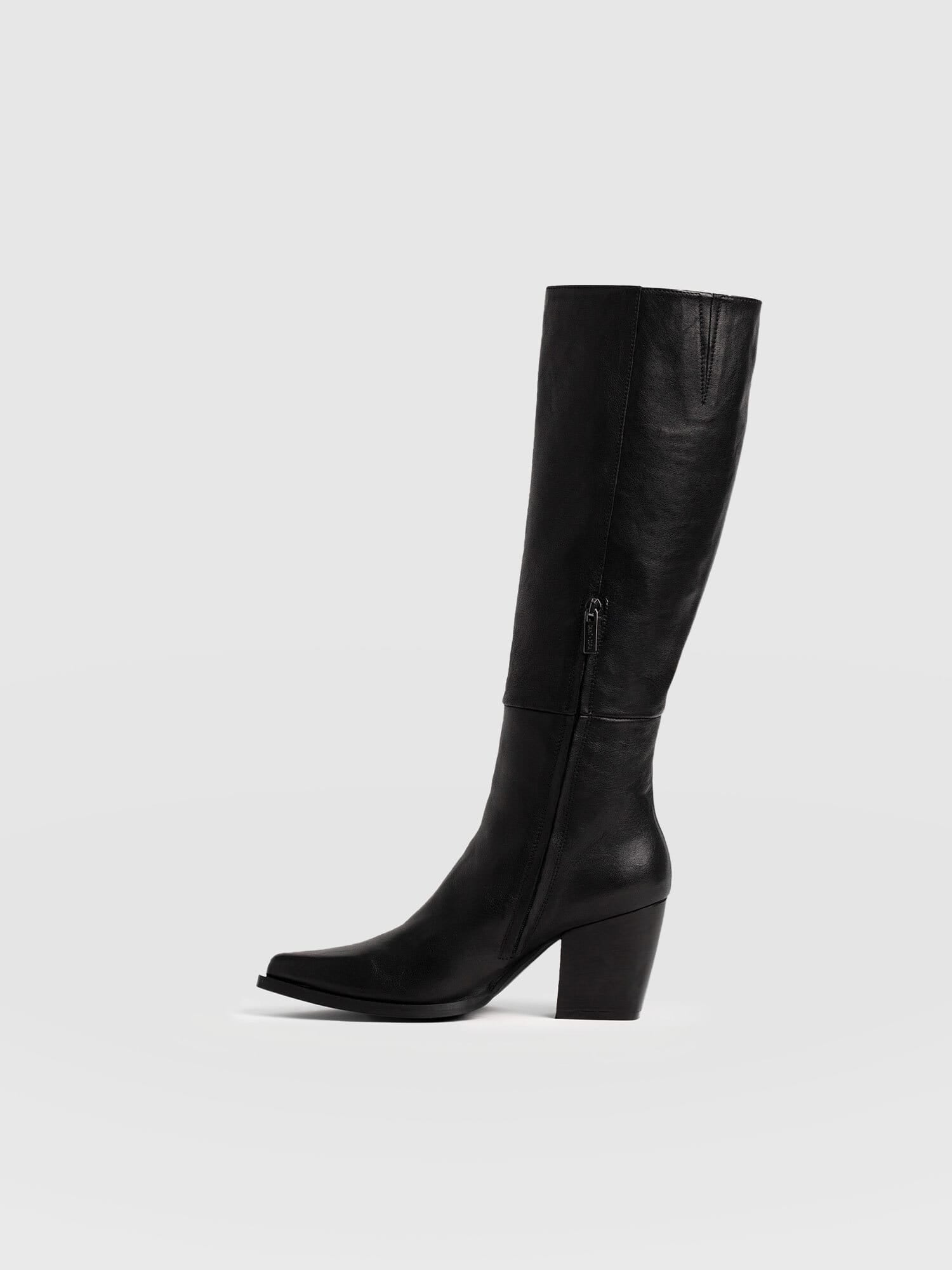 Dallas Knee High Boot - Black - Women's Shoes | Saint + Sofia® USA