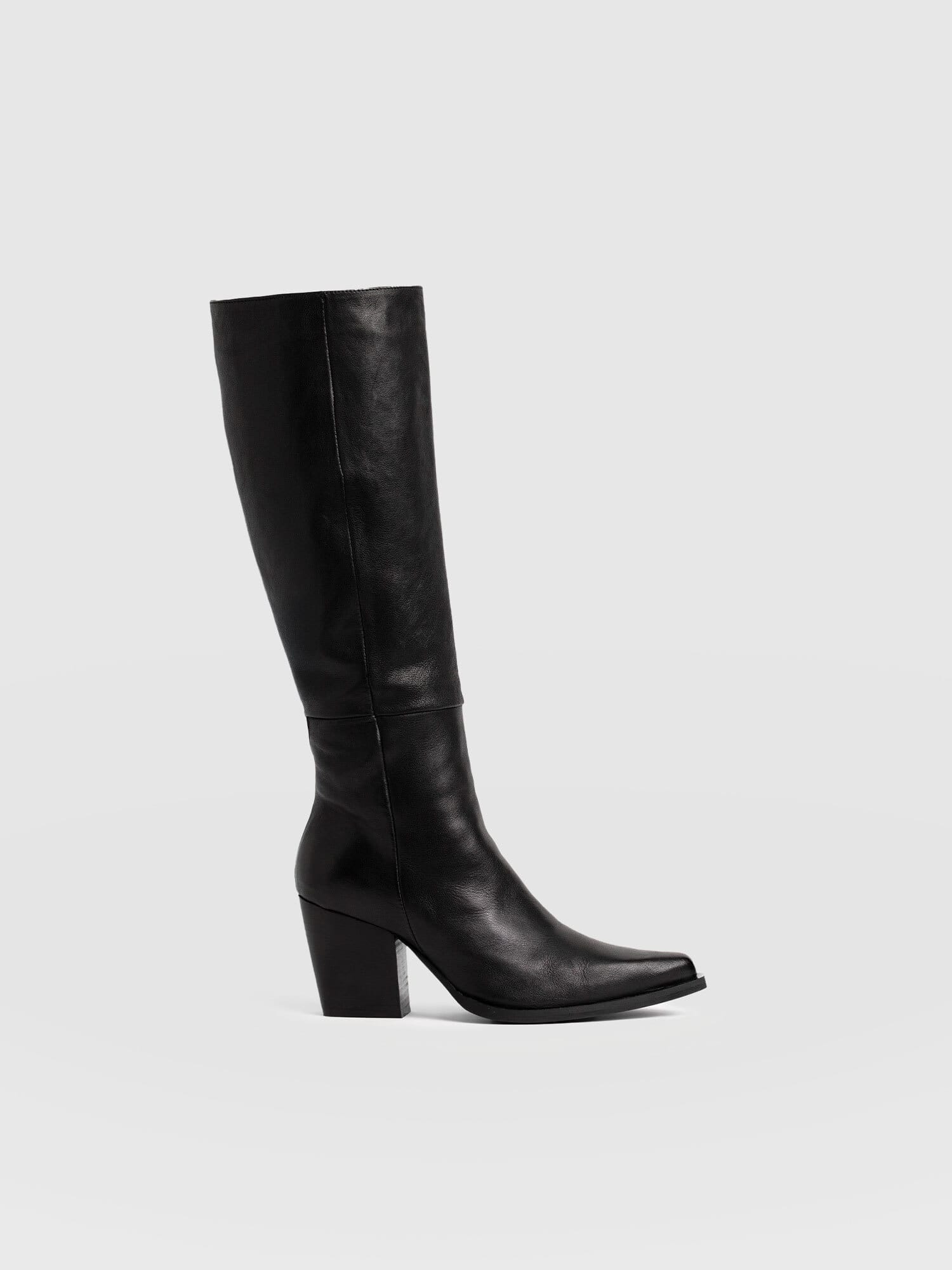 Dallas Knee High Boot - Black - Women's Shoes | Saint + Sofia® USA