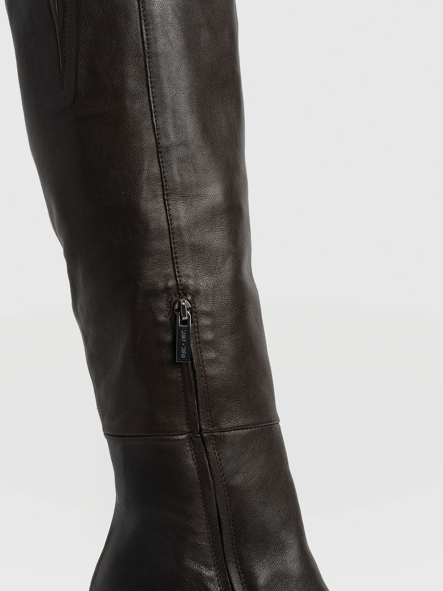 Dallas Knee High Boot - Chocolate - Women's Shoes | Saint + Sofia® USA