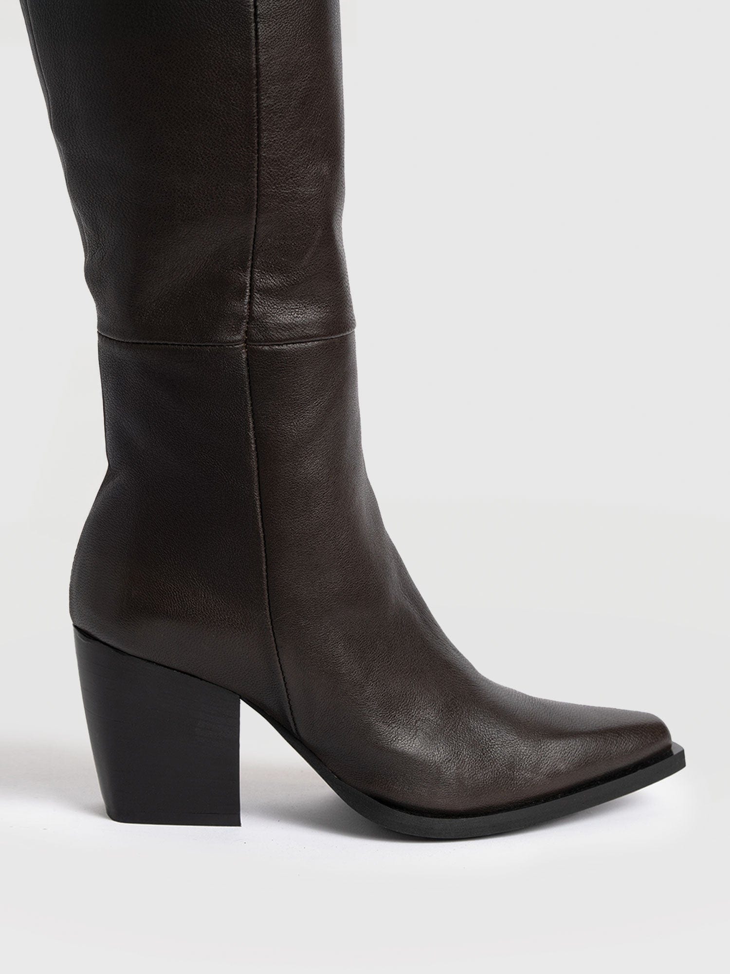 Dallas Knee High Boot - Chocolate - Women's Shoes | Saint + Sofia® USA
