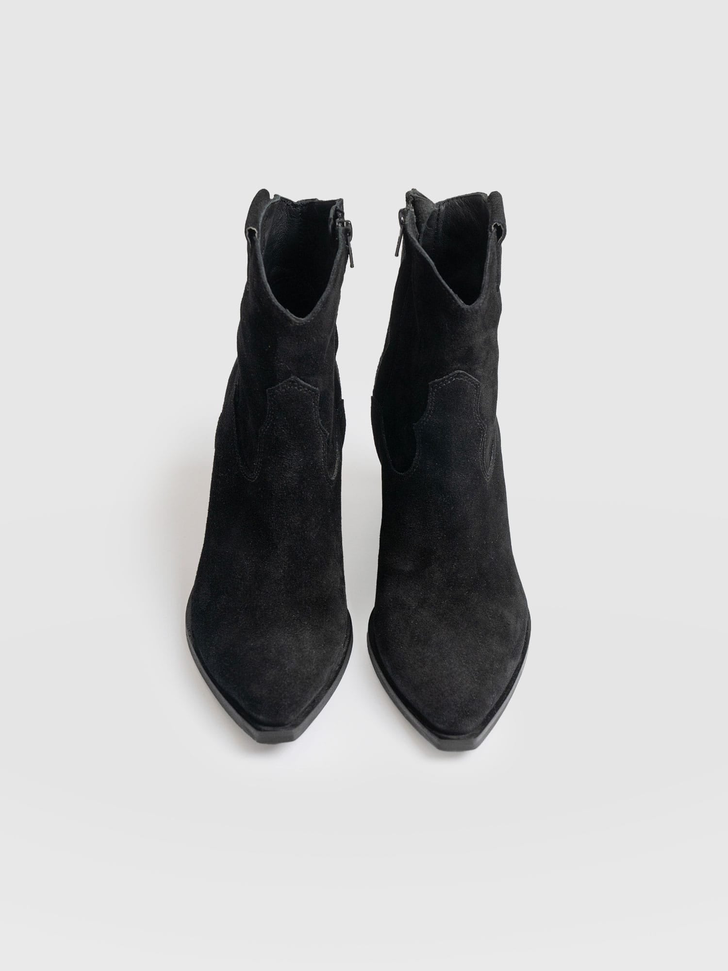 Dallas Mid Boot Black - Women's Leather Boots | Saint + Sofia® USA