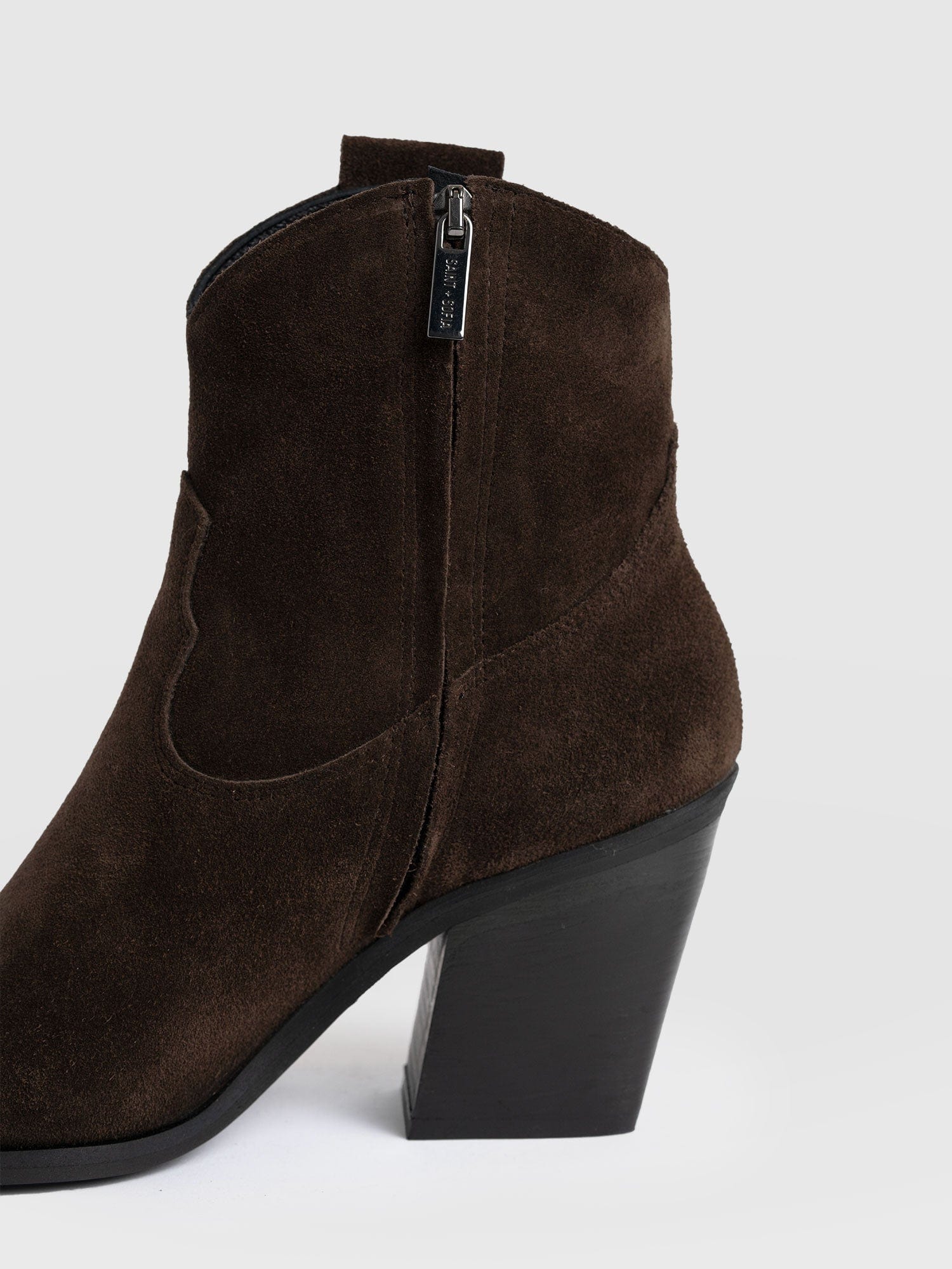 Dallas Mid Boot - Chocolate - Women's Shoes | Saint + Sofia® USA