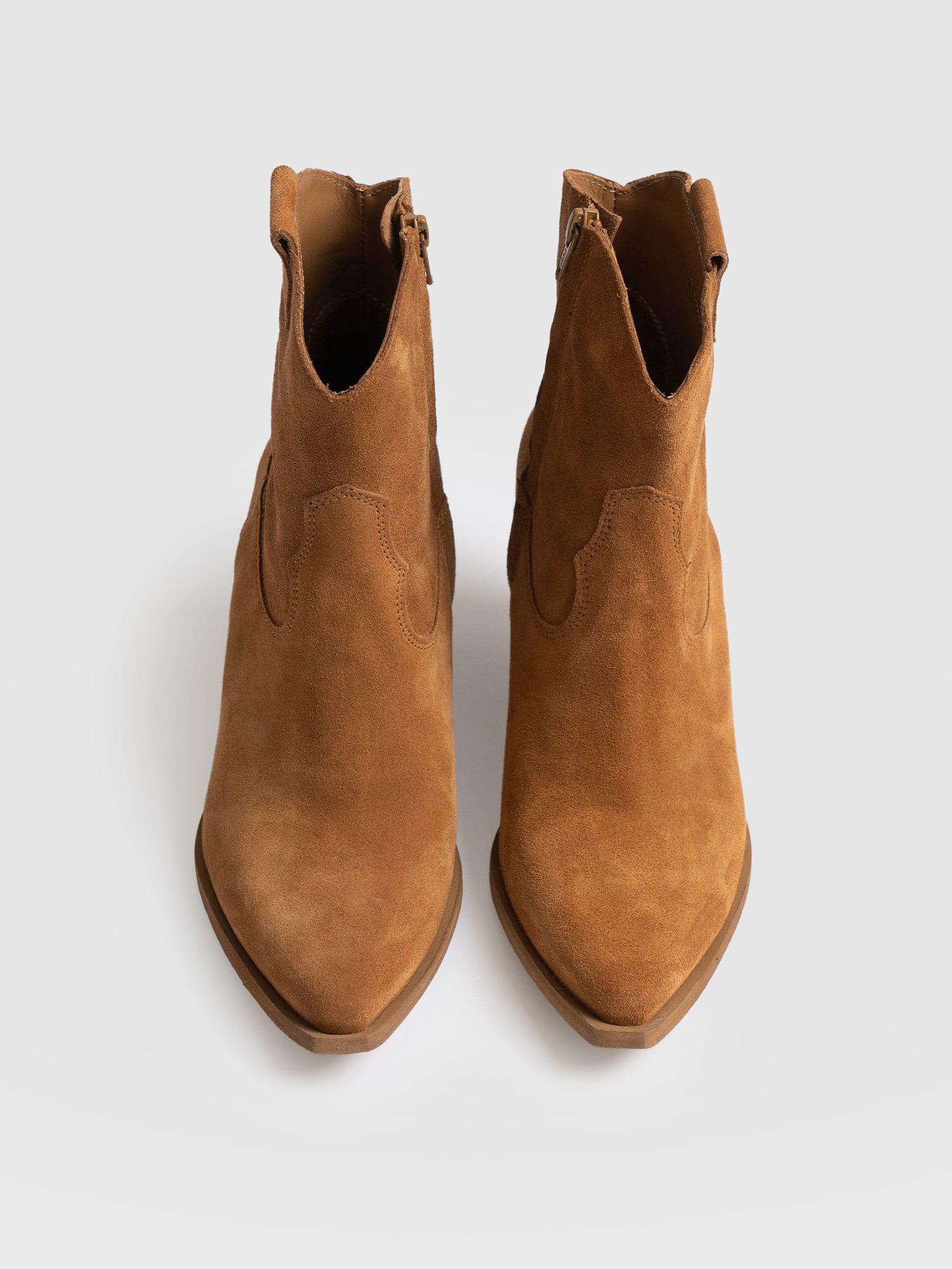 Dallas Mid Boot Tan - Women's Leather Boots | Saint + Sofia® USA