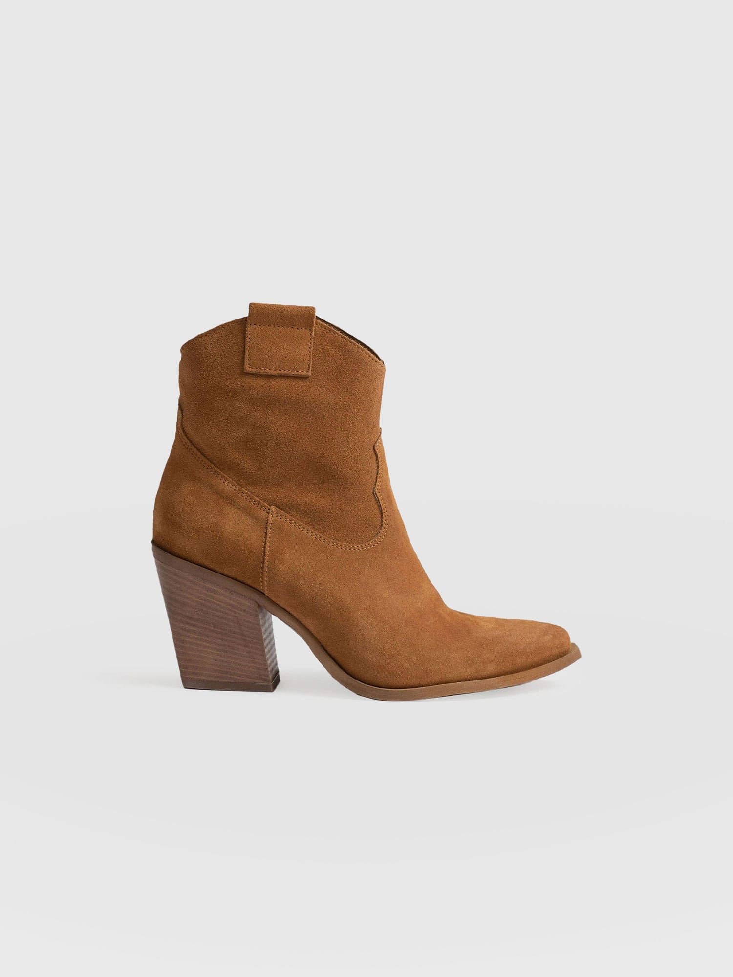 Dallas Mid Boot Tan - Women's Leather Boots | Saint + Sofia® USA