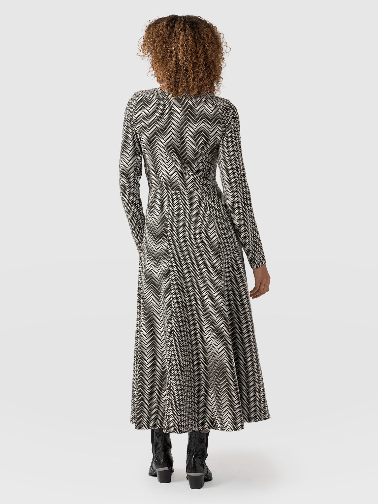 Darcey Flared Dress Cream Lurex - Women's Dresses | Saint + Sofia® US