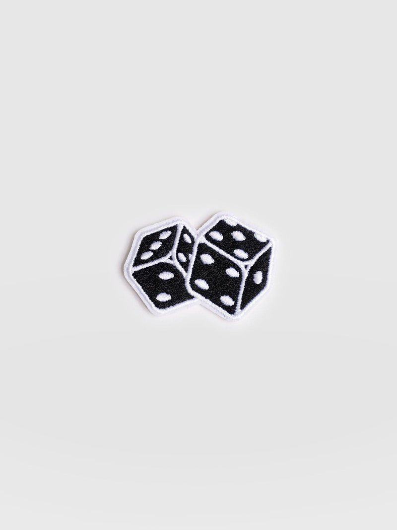Dice Sticker Badge - Black - Women's Accessories | Saint + Sofia® USA