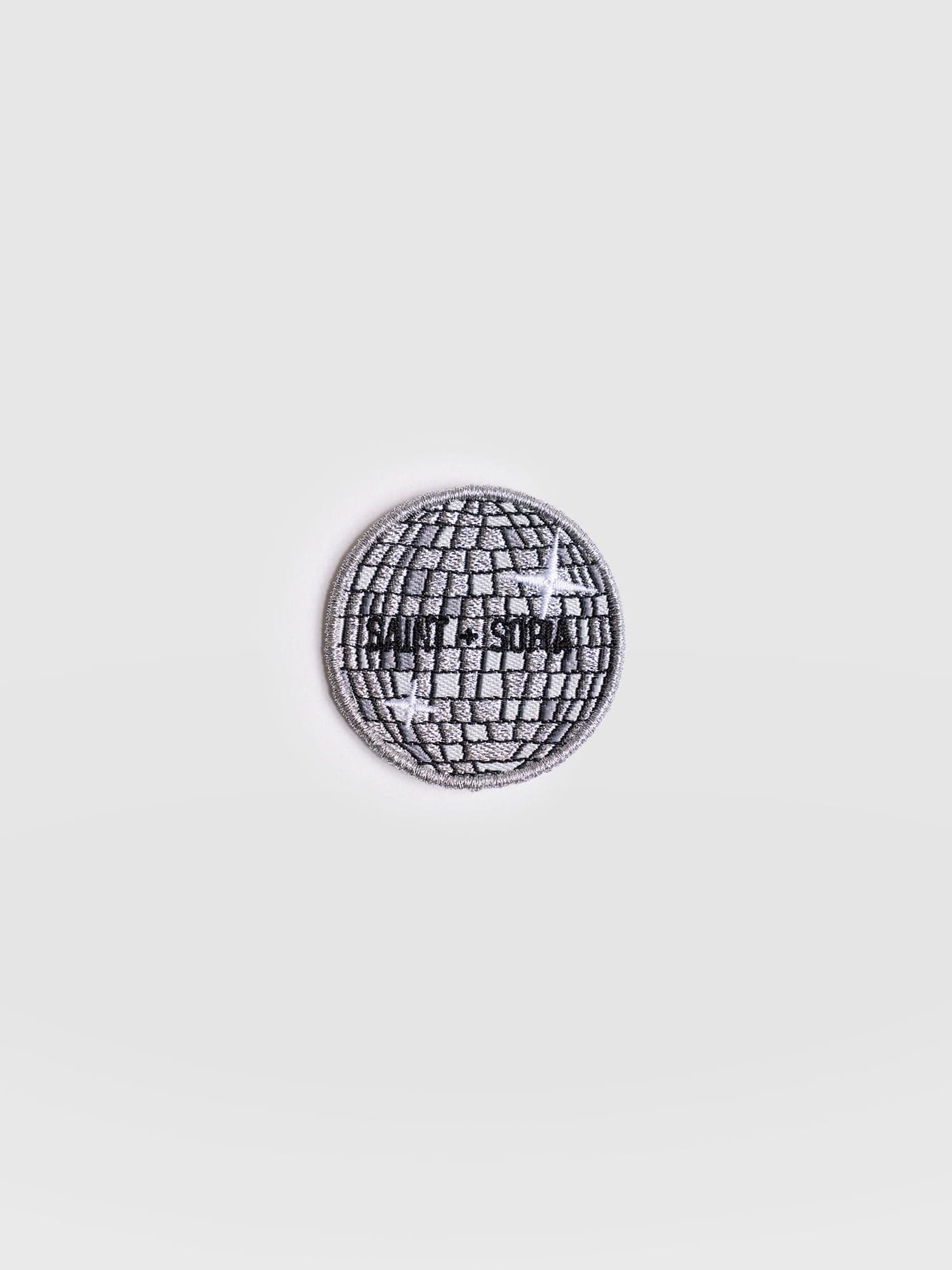 Disco Ball Sticker Badge - Grey - Women's Accessories | Saint + Sofia® USA