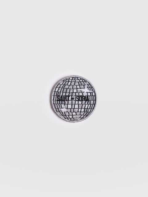 Disco Ball Sticker Badge - Grey - Women's Accessories | Saint + Sofia® USA