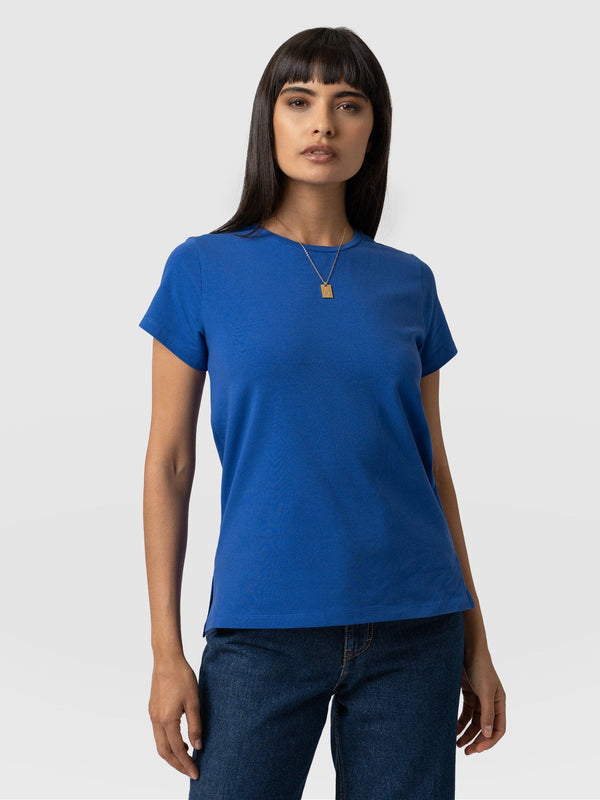 Easy Tee Cobalt Blue - Women's T-Shirts | Saint + Sofia® USA