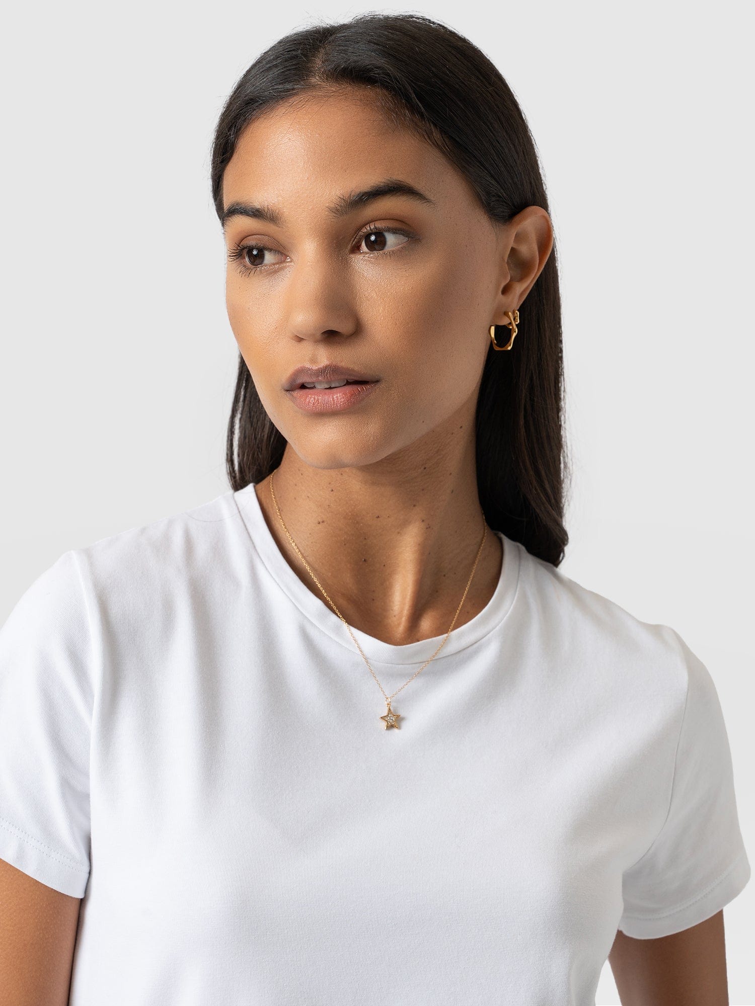 Easy Tee White - Women's T-Shirts | Saint + Sofia® USA