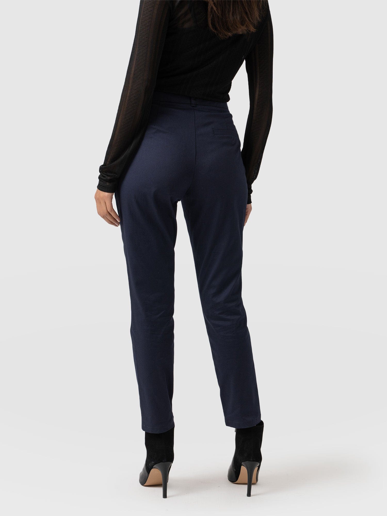 Eden Chino Navy - Women's Pants | Saint + Sofia® USA