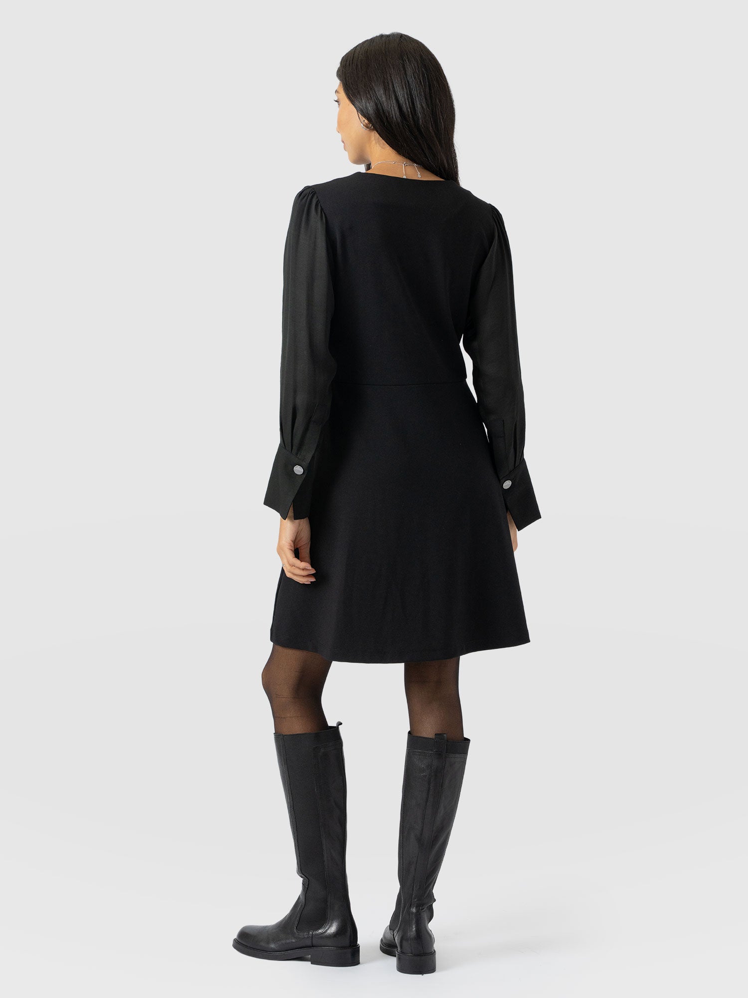 Ella Fit & Flare Dress - Black - Women's Dresses | Saint + Sofia® USA