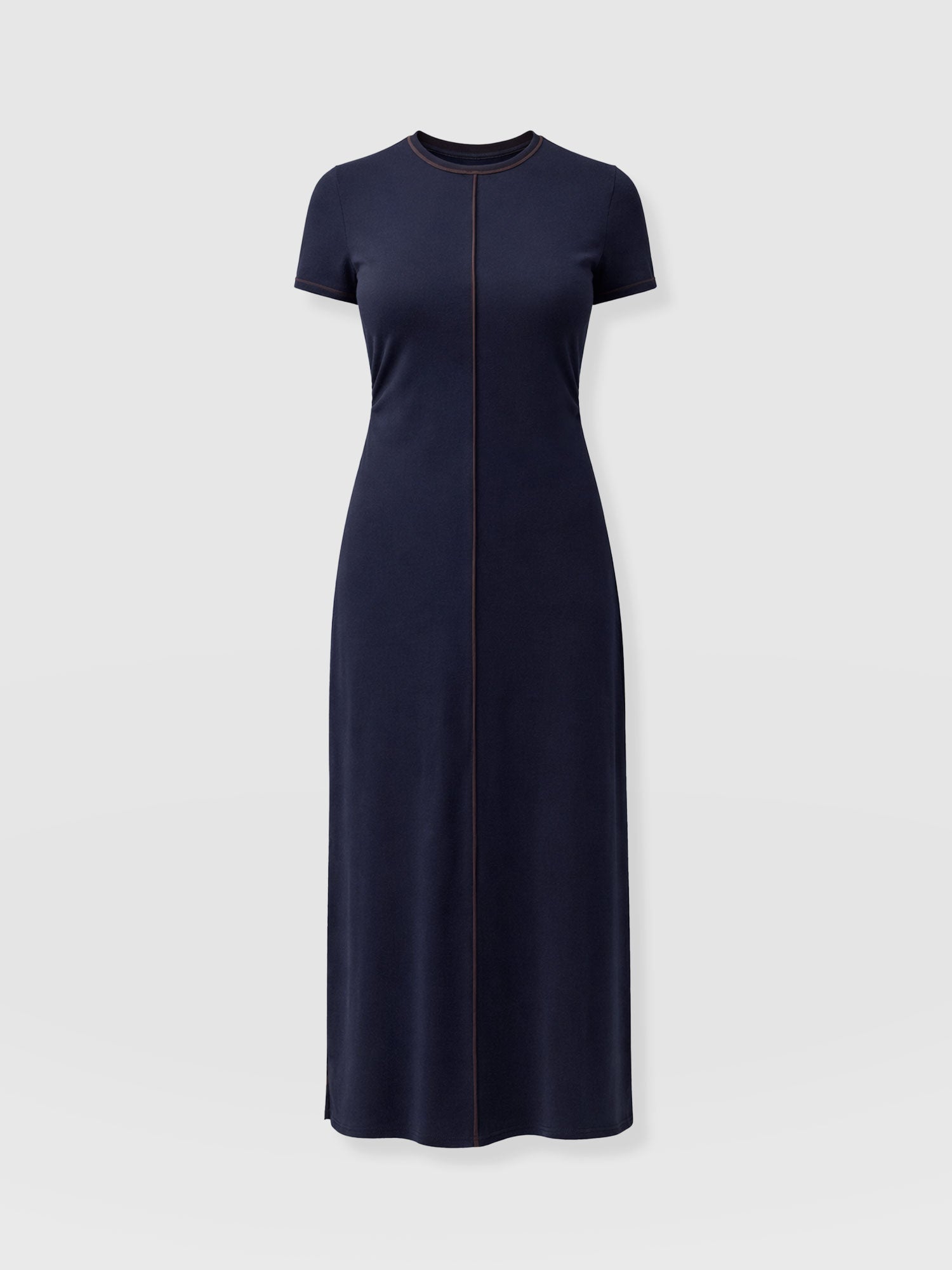Ellen Piping Dress - Navy - Women's Dresses | Saint + Sofia® USA