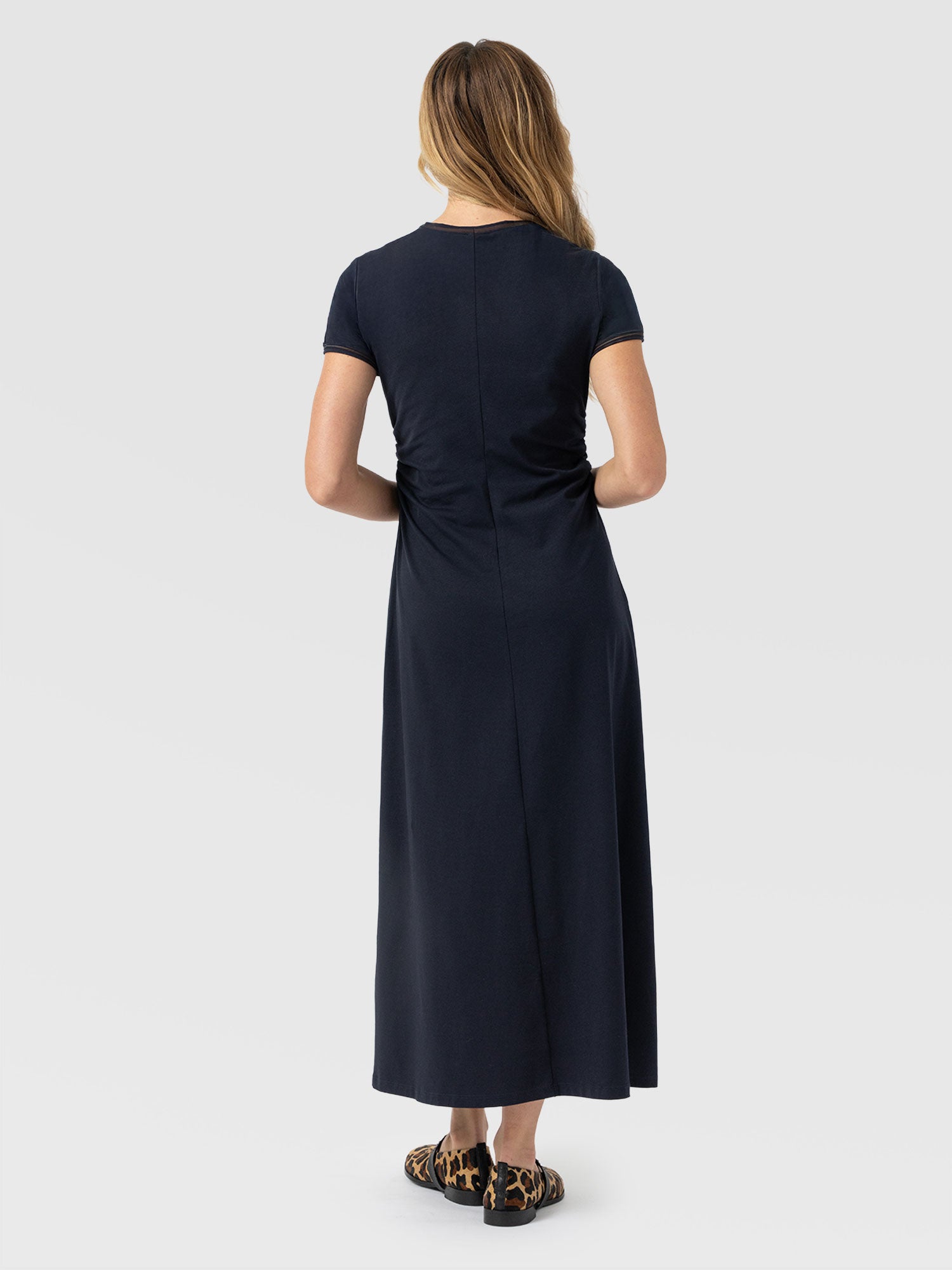 Ellen Piping Dress - Navy - Women's Dresses | Saint + Sofia® USA