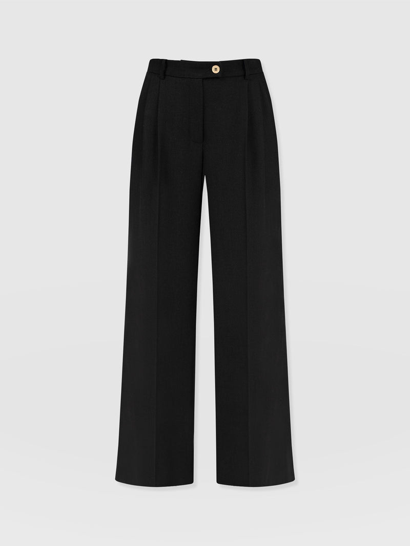 Emery Wide Leg Pant - Black