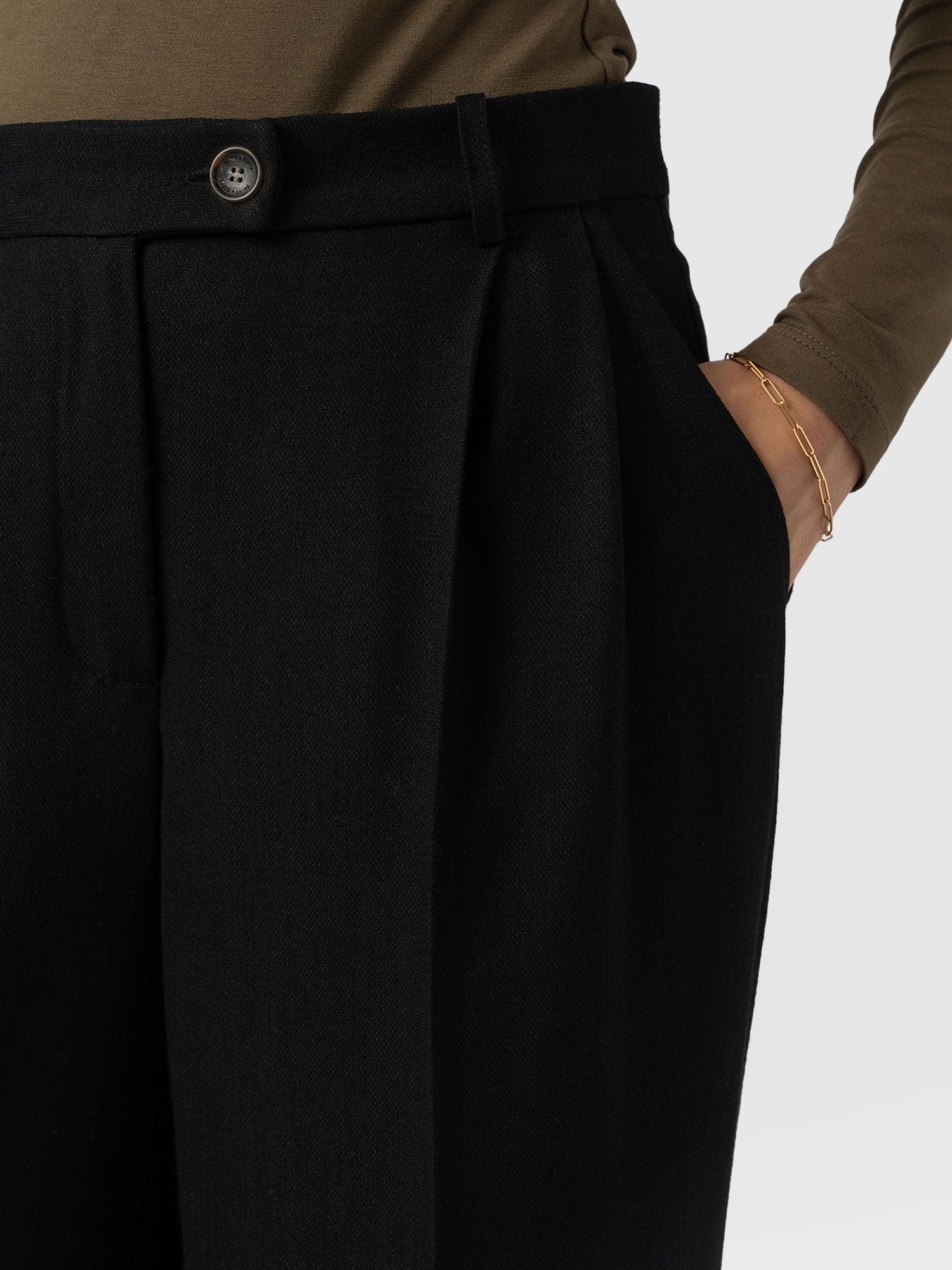 Argent Wide Leg Pant Black - Women's Pants | Saint + Sofia® US