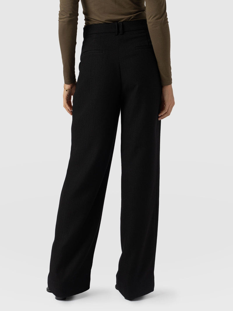 Emery Wide Leg Pant Black - Women's Pants | Saint + Sofia® US