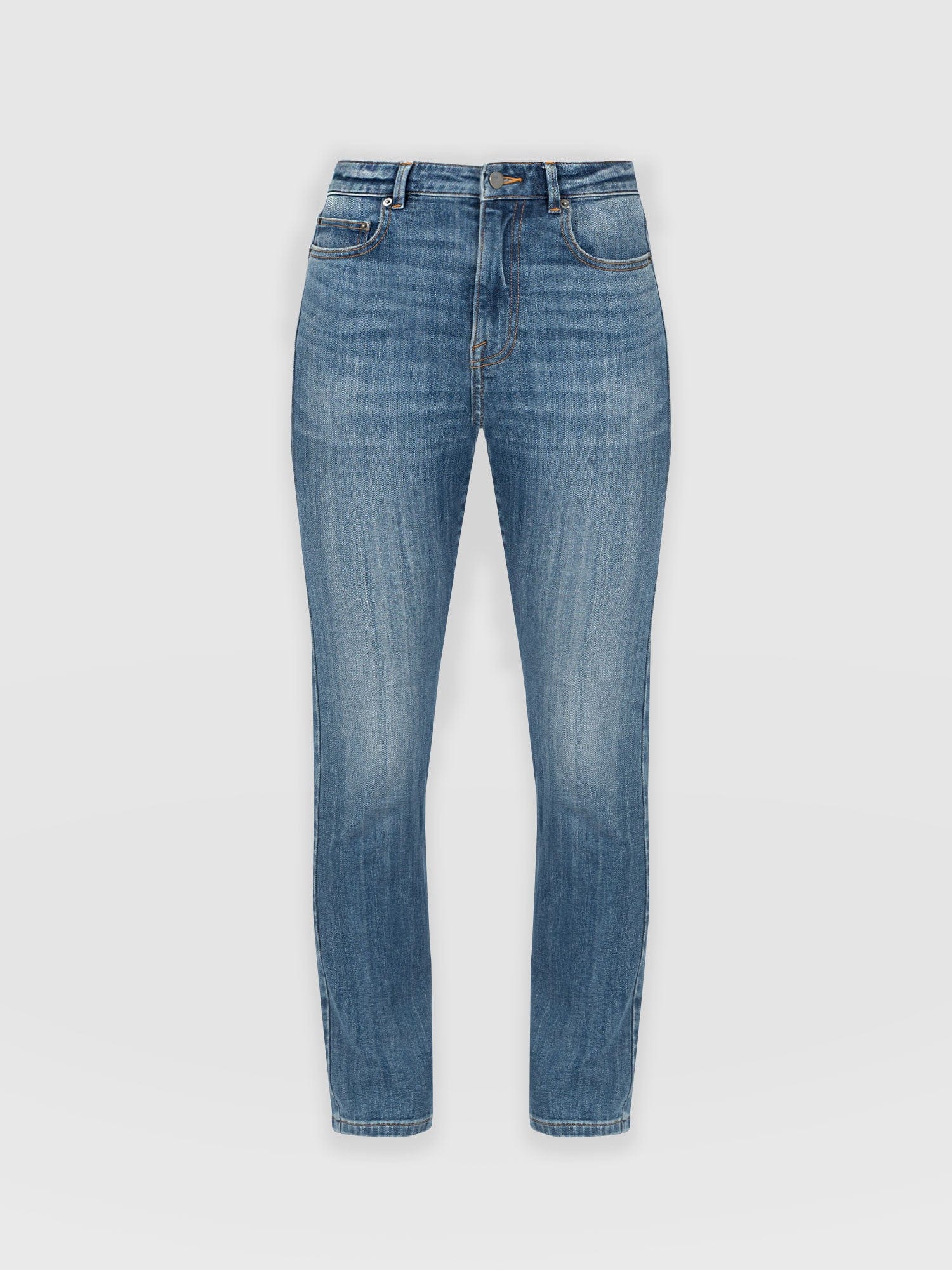 Emma Straight Leg Jeans Mid Blue - Women's Jeans | Saint + Sofia® UK