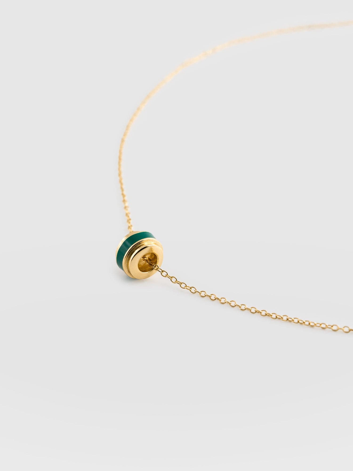 Enamel Stripe Charm Necklace Gold - Women's Jewellery | Saint + Sofia® USA