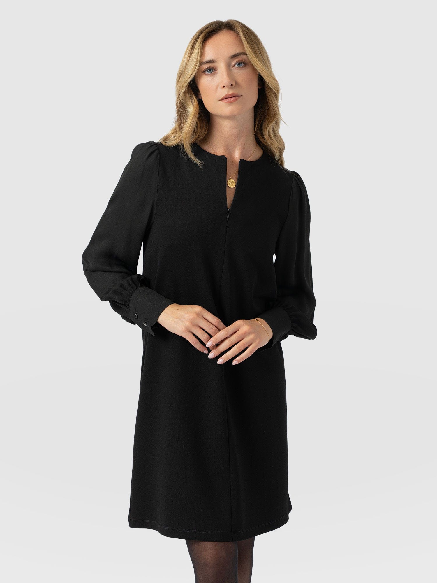 Esme Zip Up Dress Black - Women's Dresses | Saint + Sofia® US