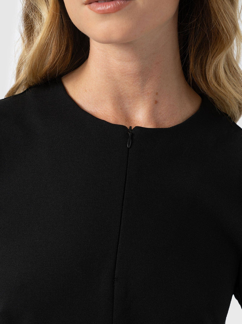 Esme Zip Up Dress Black - Women's Dresses | Saint + Sofia® US