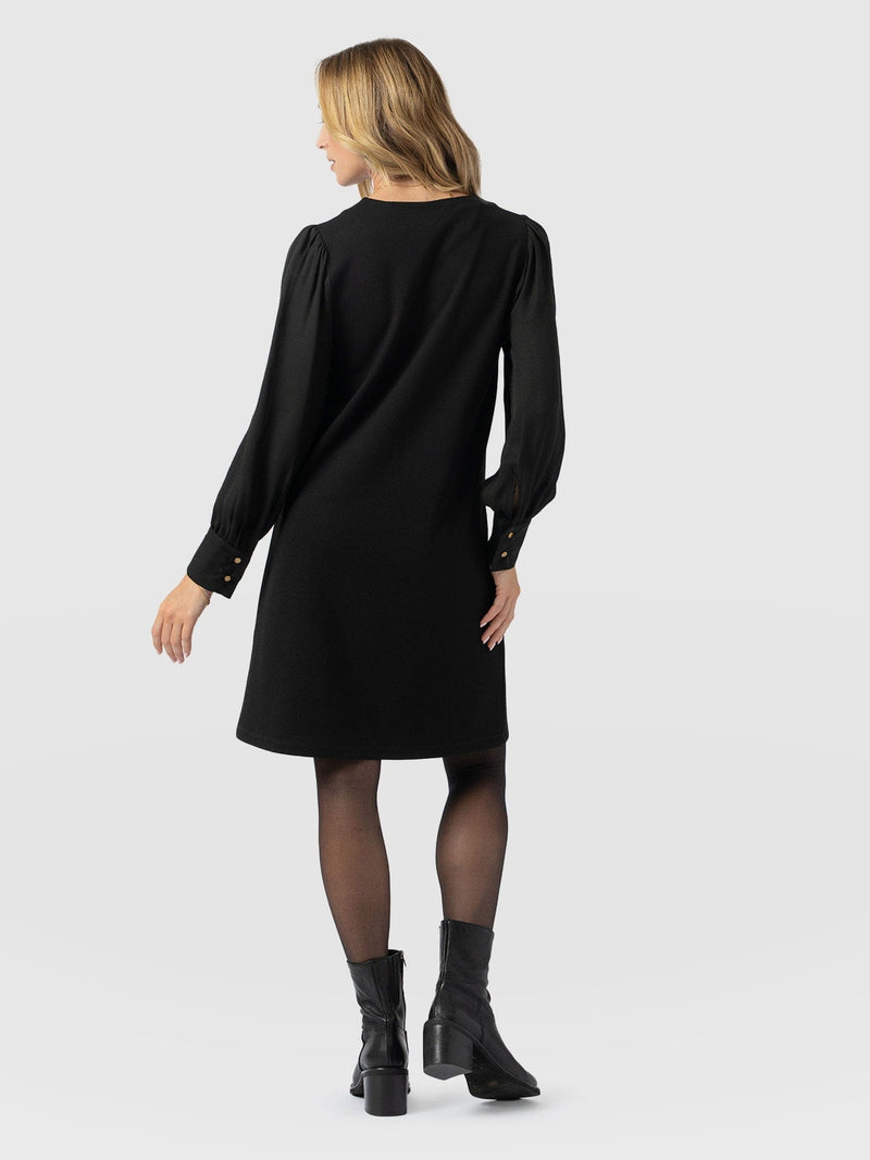 Esme Zip Up Dress Black - Women's Dresses | Saint + Sofia® US