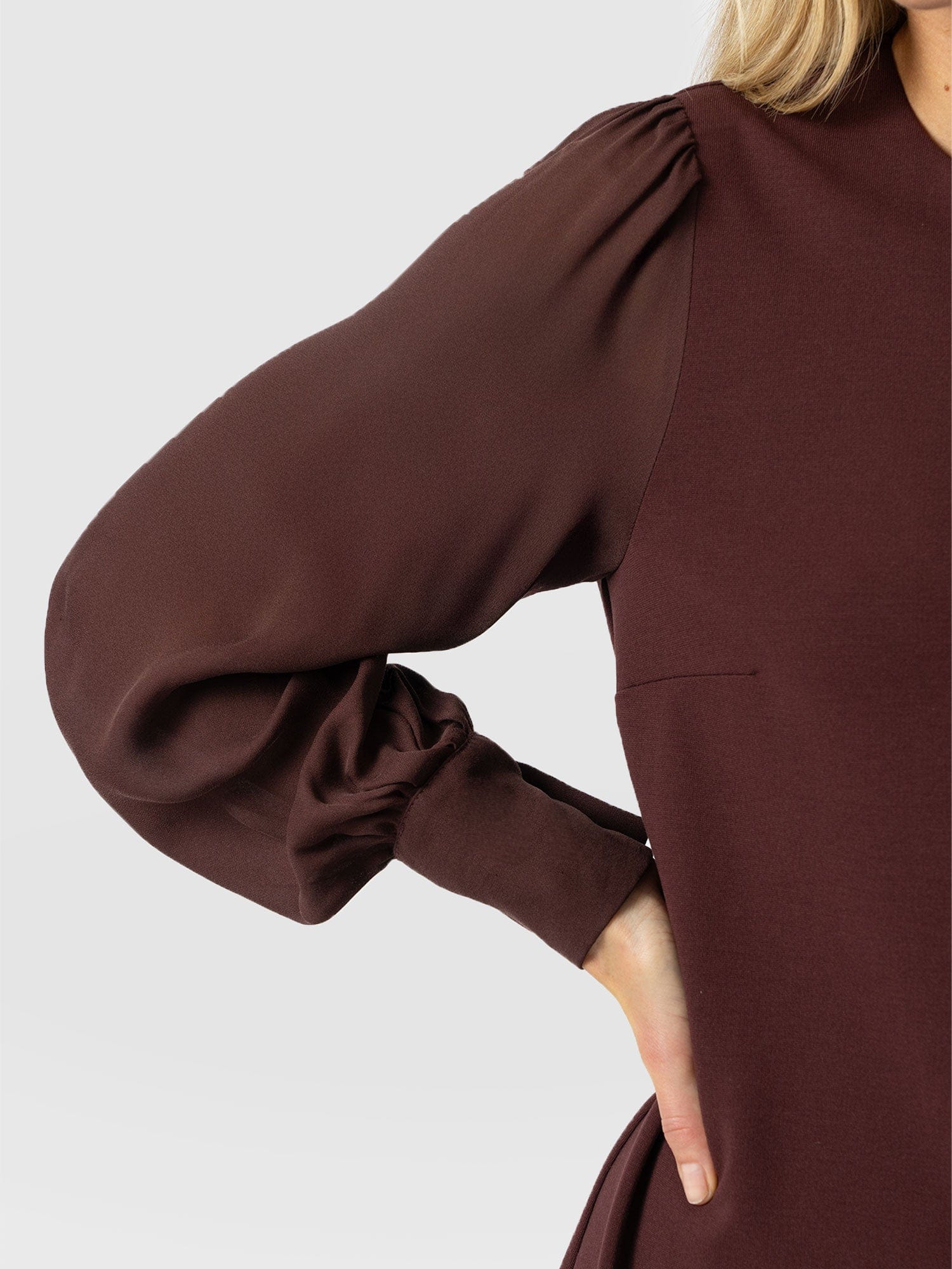 Esme Zip Up Dress Maroon - Women's Dresses | Saint + Sofia® US