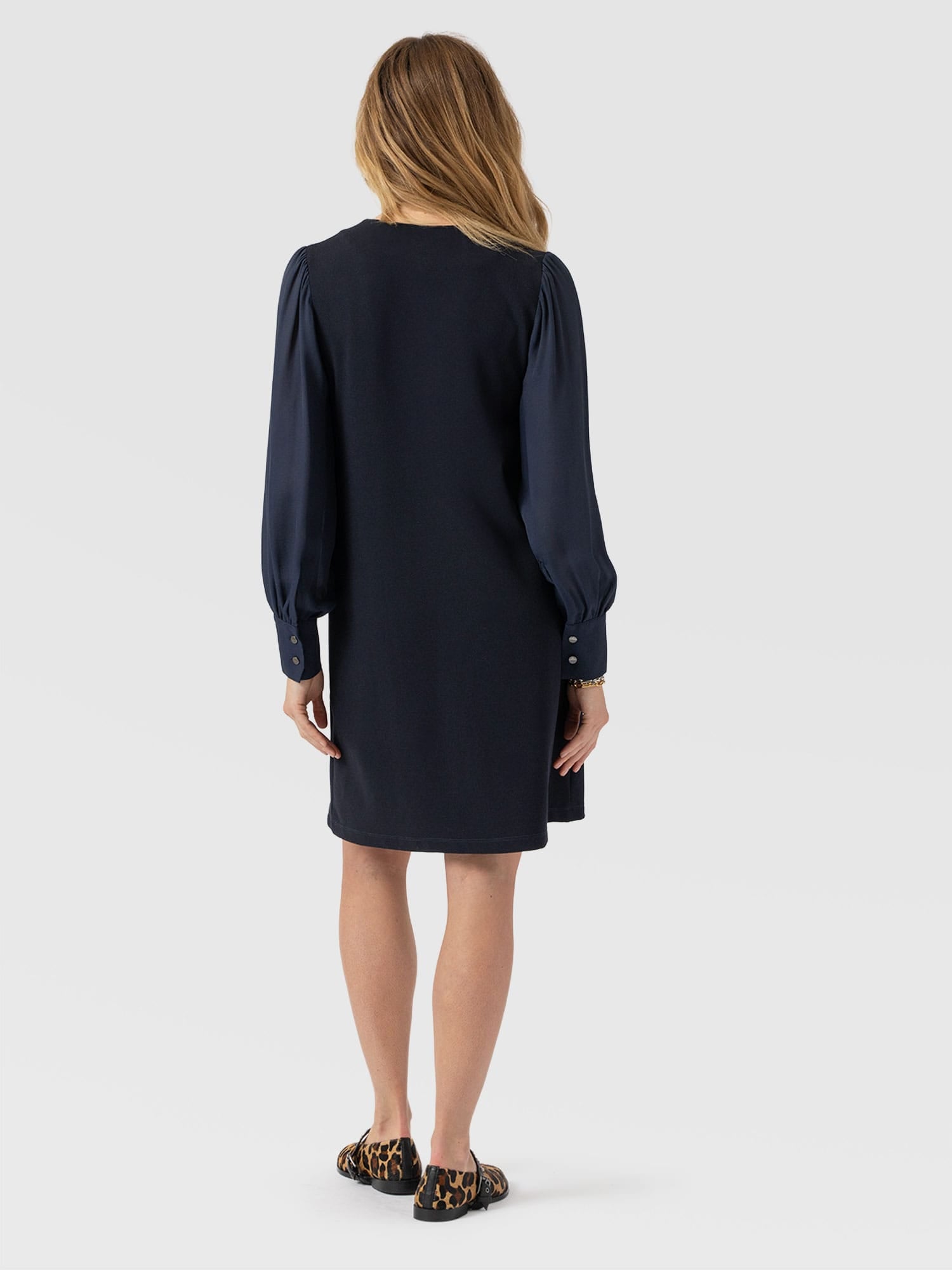 Esme Zip Up Dress Navy - Women's Dresses | Saint + Sofia® US