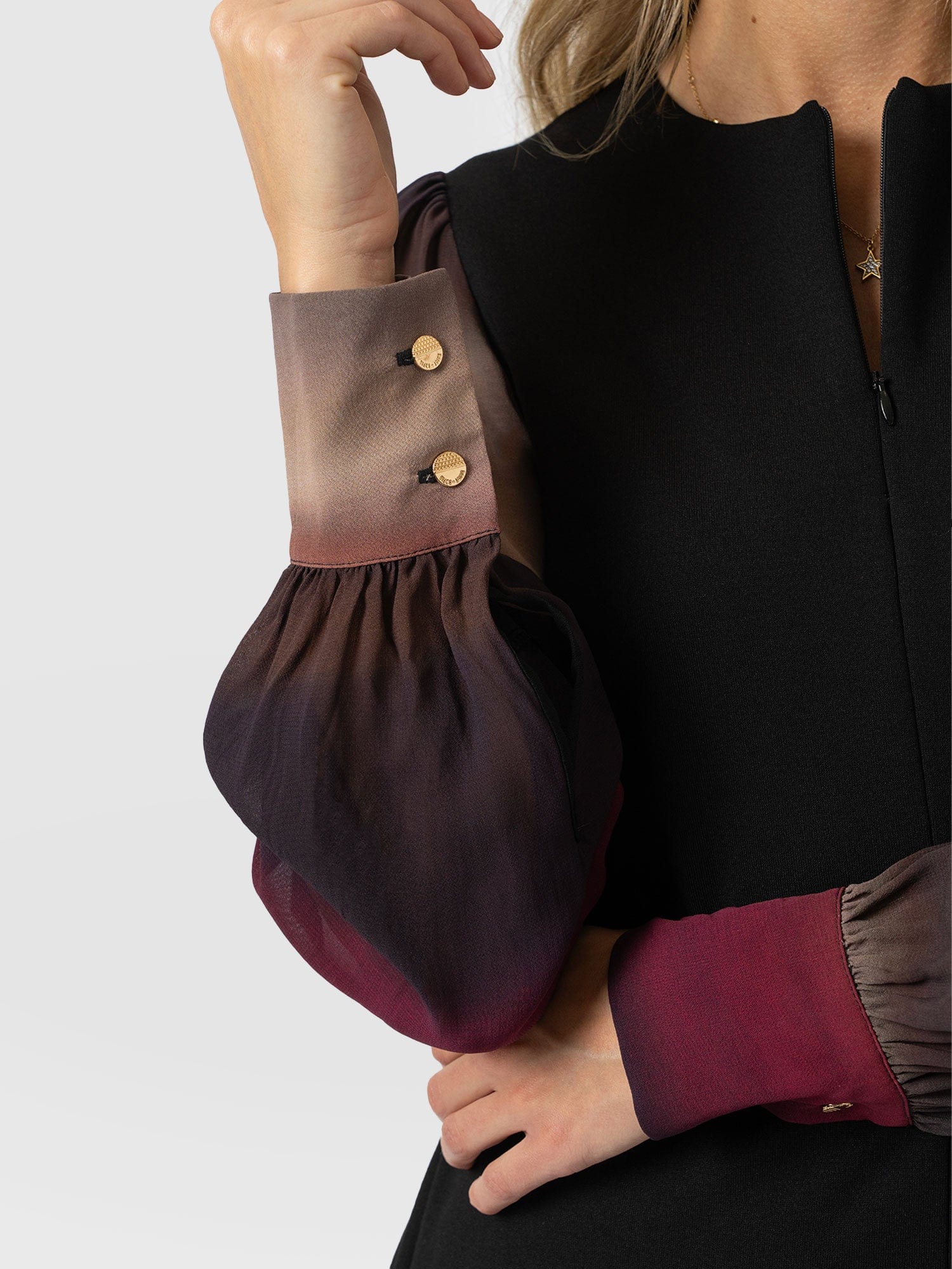 Esme Zip Up Dress - Purple Gradient - Women's Dresses | Saint + Sofia® USA