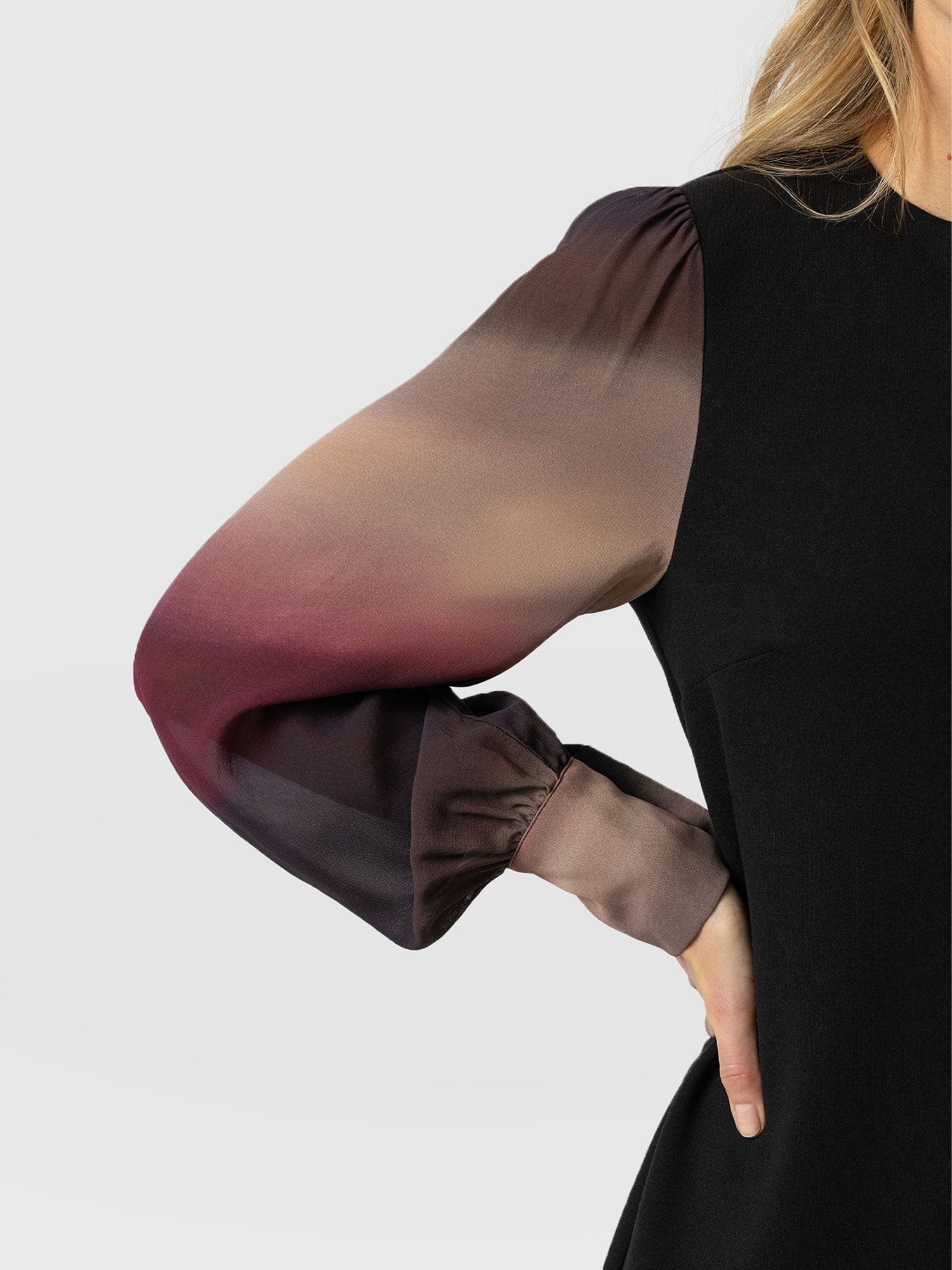 Esme Zip Up Dress - Purple Gradient - Women's Dresses | Saint + Sofia® USA