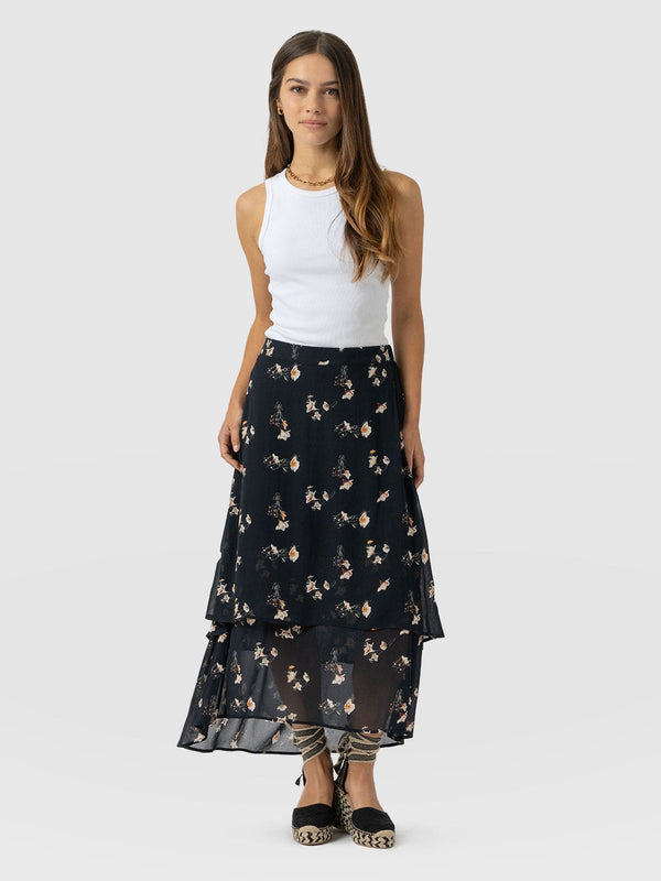 Etta Layered Skirt - Lily Gardens - Women's Skirts | Saint + Sofia® US