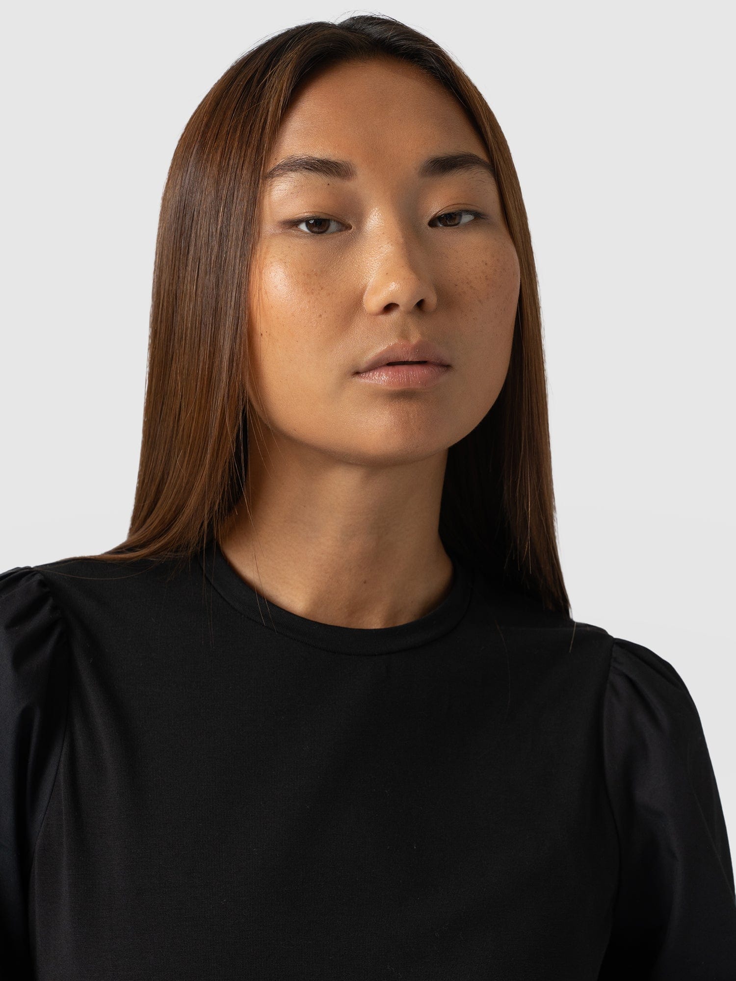 Eva Mock Top Black - Women's Tops | Saint + Sofia® UK