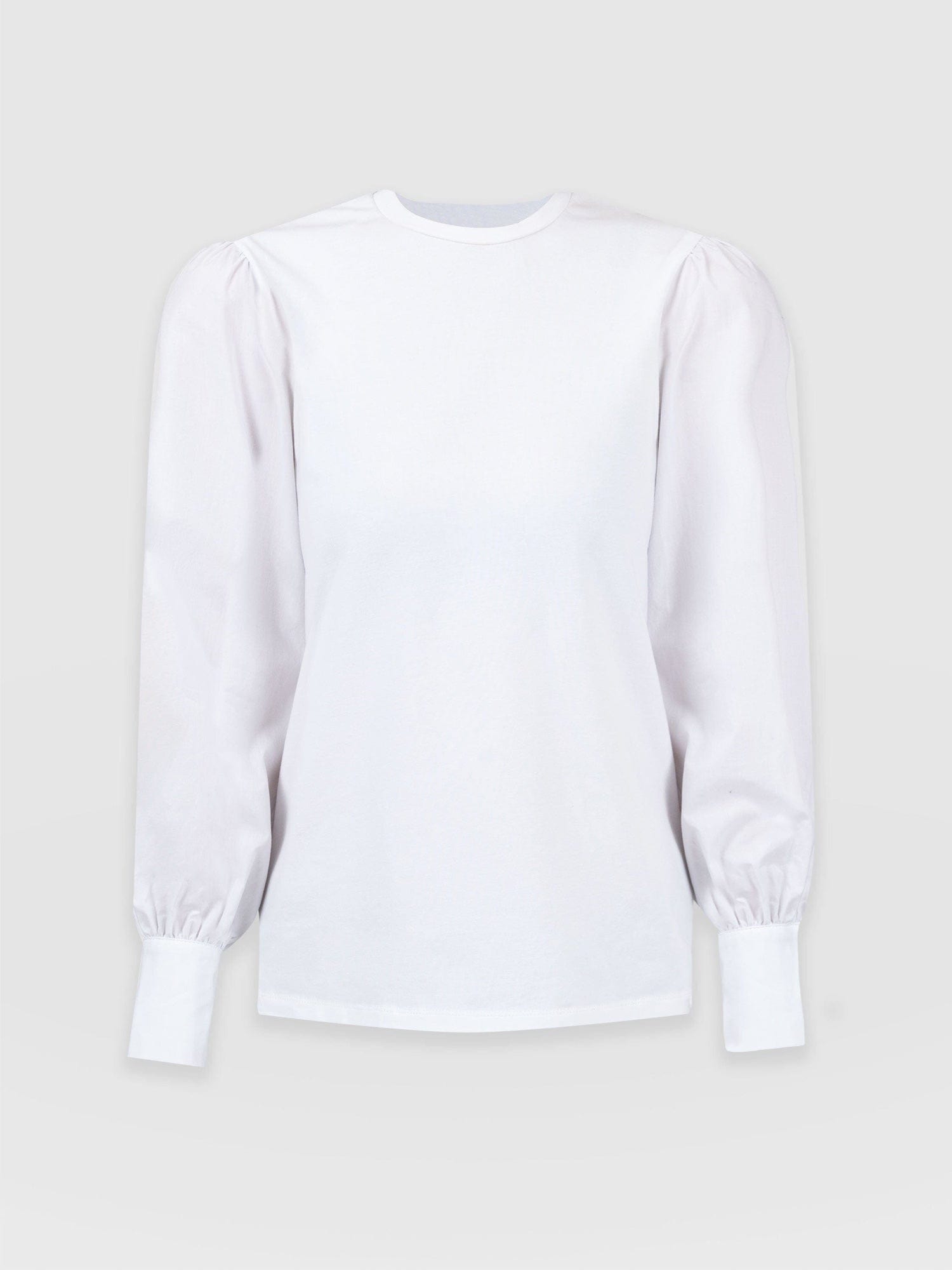 Eva Mockable Top White - Women's Tops | Saint + Sofia® USA