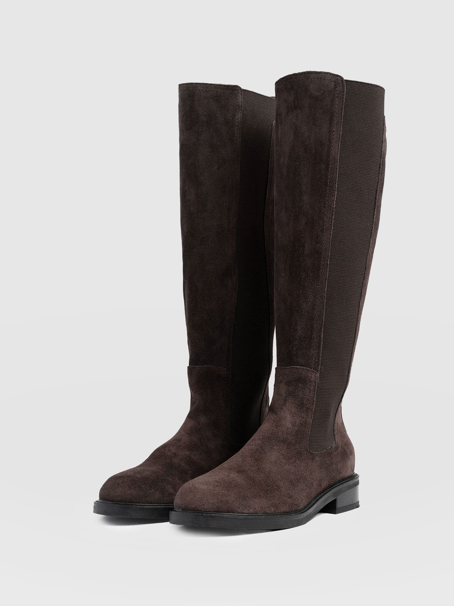 Evelyn Knee High Boot Brown - Women's Leather Boots | Saint + Sofia® US