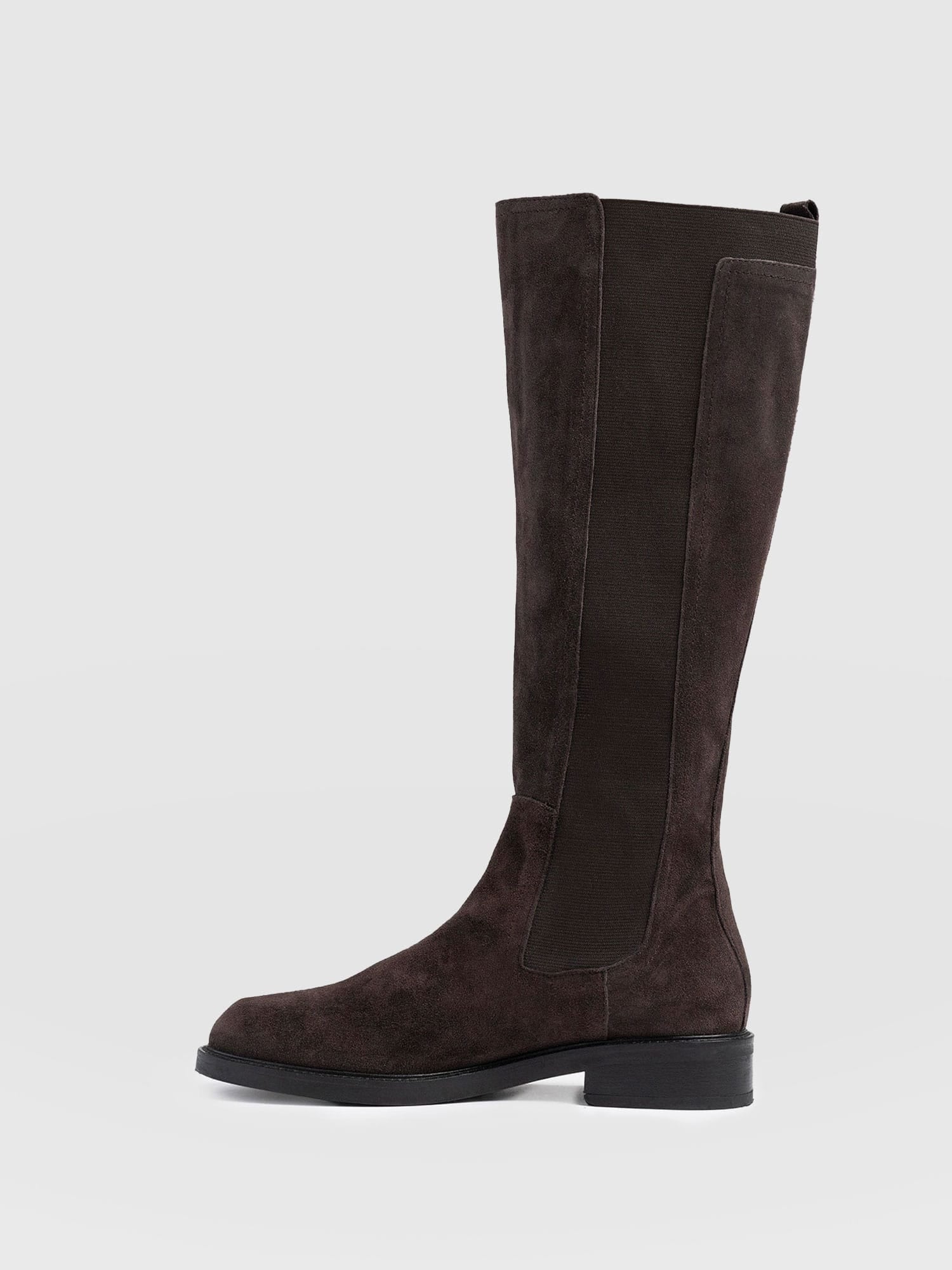 Evelyn Knee High Boot Brown - Women's Leather Boots | Saint + Sofia® US