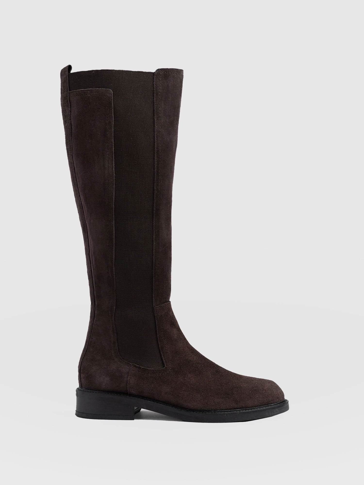 Evelyn Knee High Boot Brown - Women's Leather Boots | Saint + Sofia® US