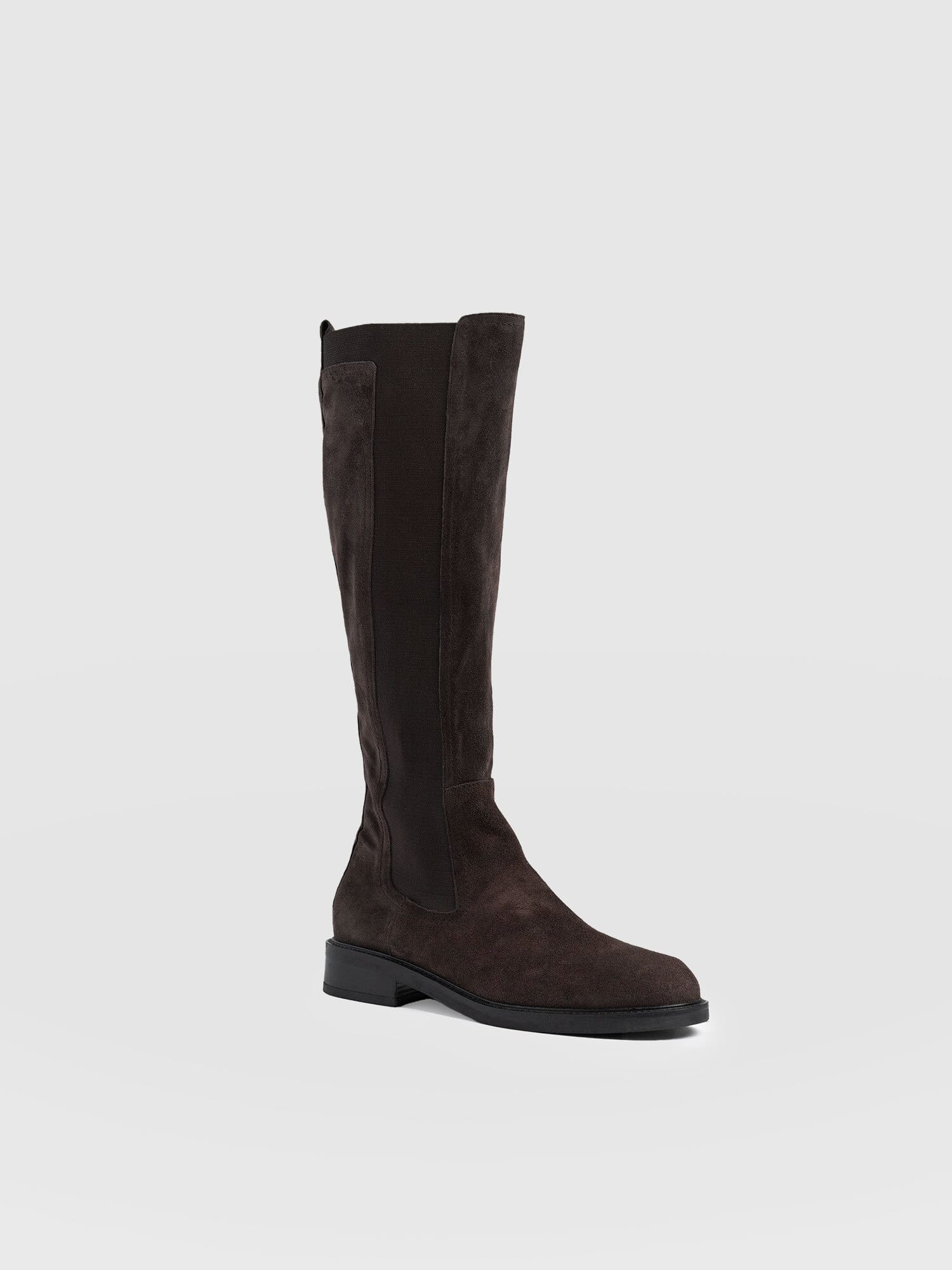 Evelyn Knee High Boot Brown - Women's Leather Boots | Saint + Sofia® US