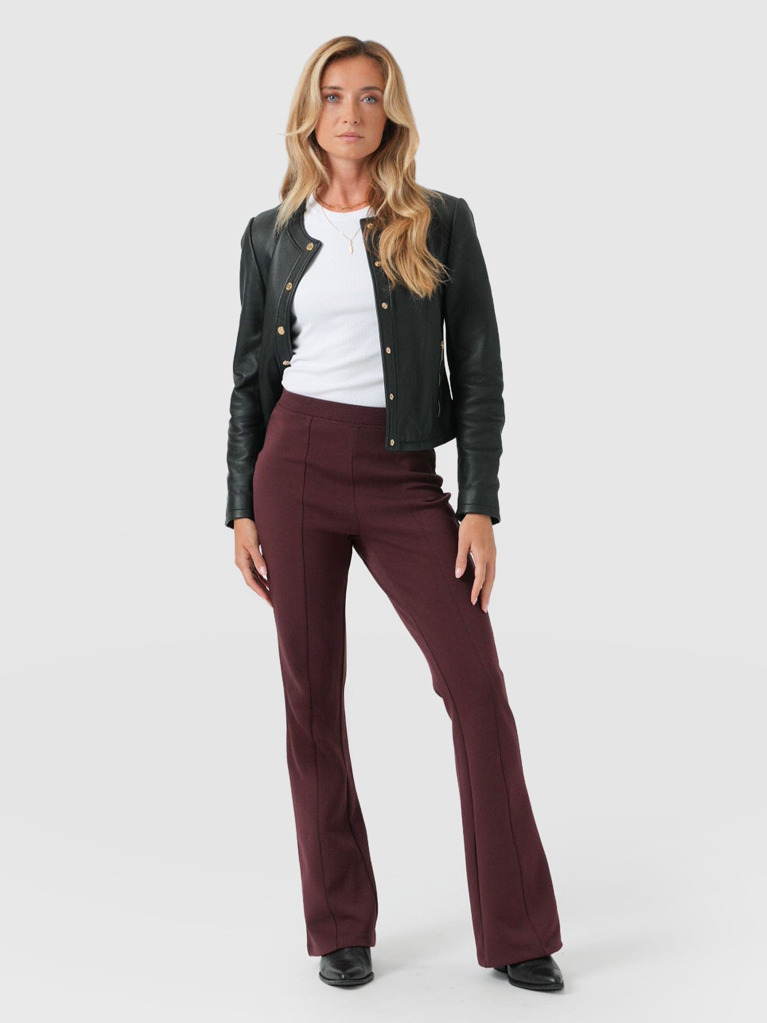 Fearne Fare Legging Maroon - Women's Leggings | Saint + Sofia® US