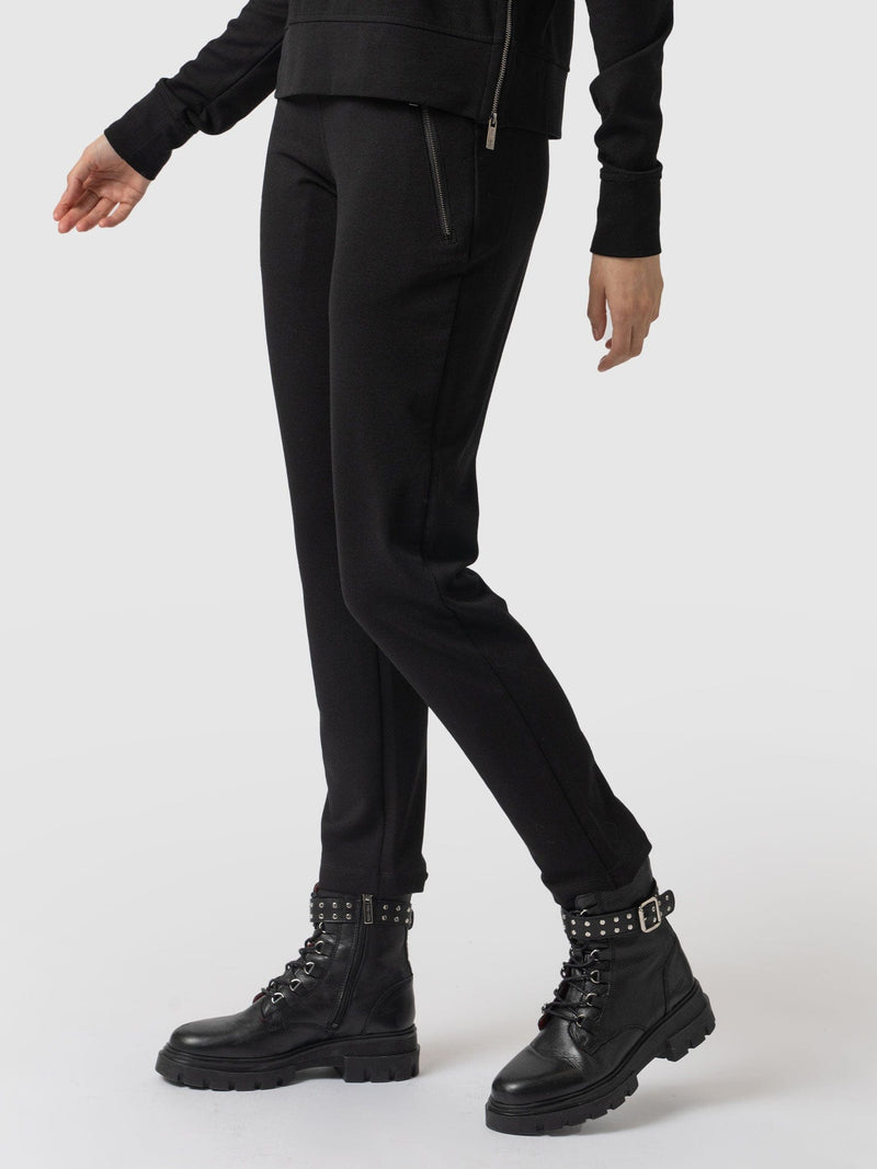 Finsbury Zip Pant Black - Women's Trousers | Saint + Sofia® USA