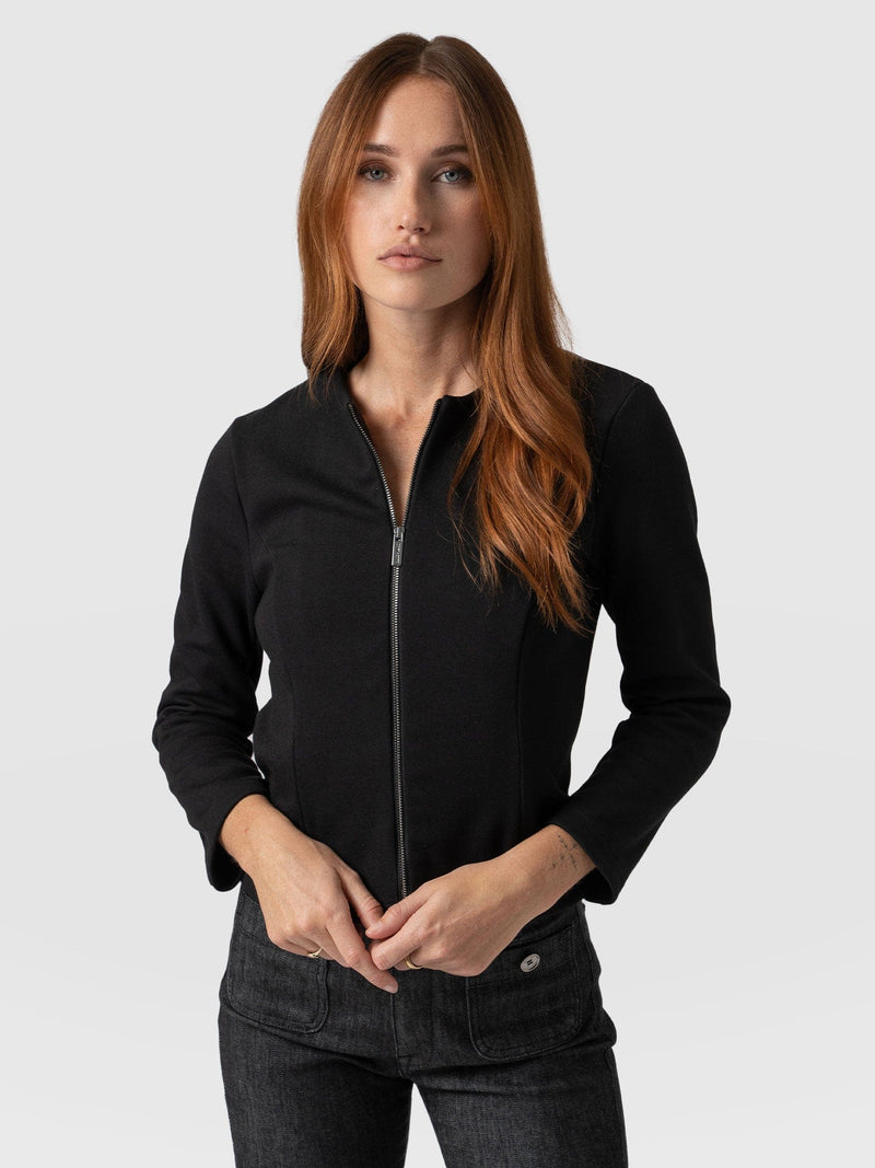 Florence Jacket Black - Women's Jackets | Saint + Sofia® USA