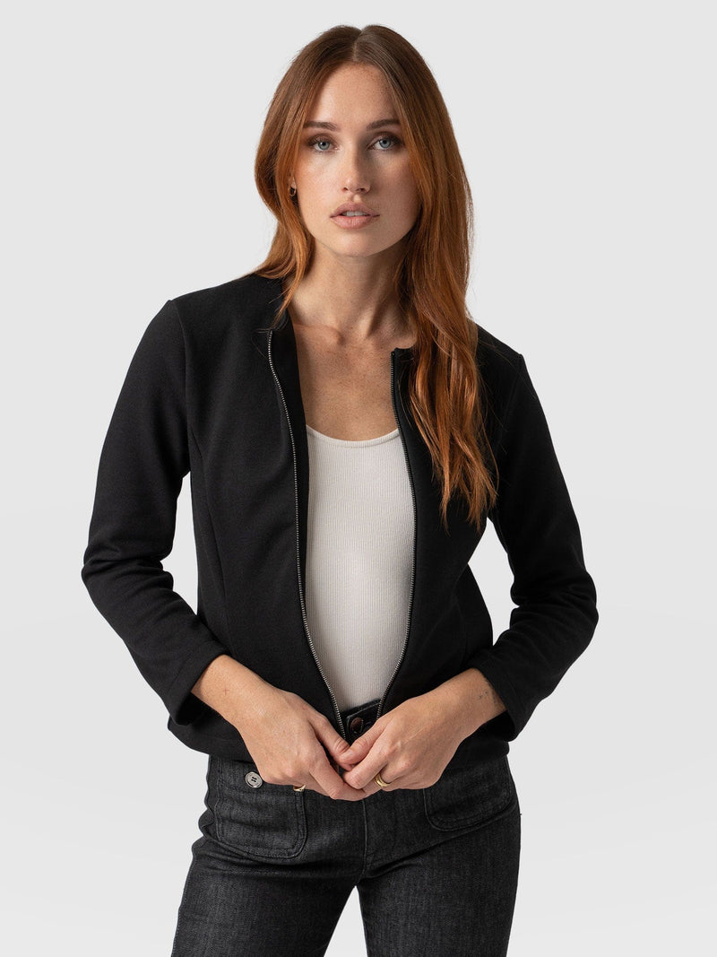 Florence Jacket Black - Women's Jackets | Saint + Sofia® USA