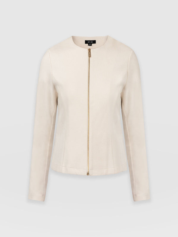 Florence Jacket Cream - Women's Jackets | Saint + Sofia® USA