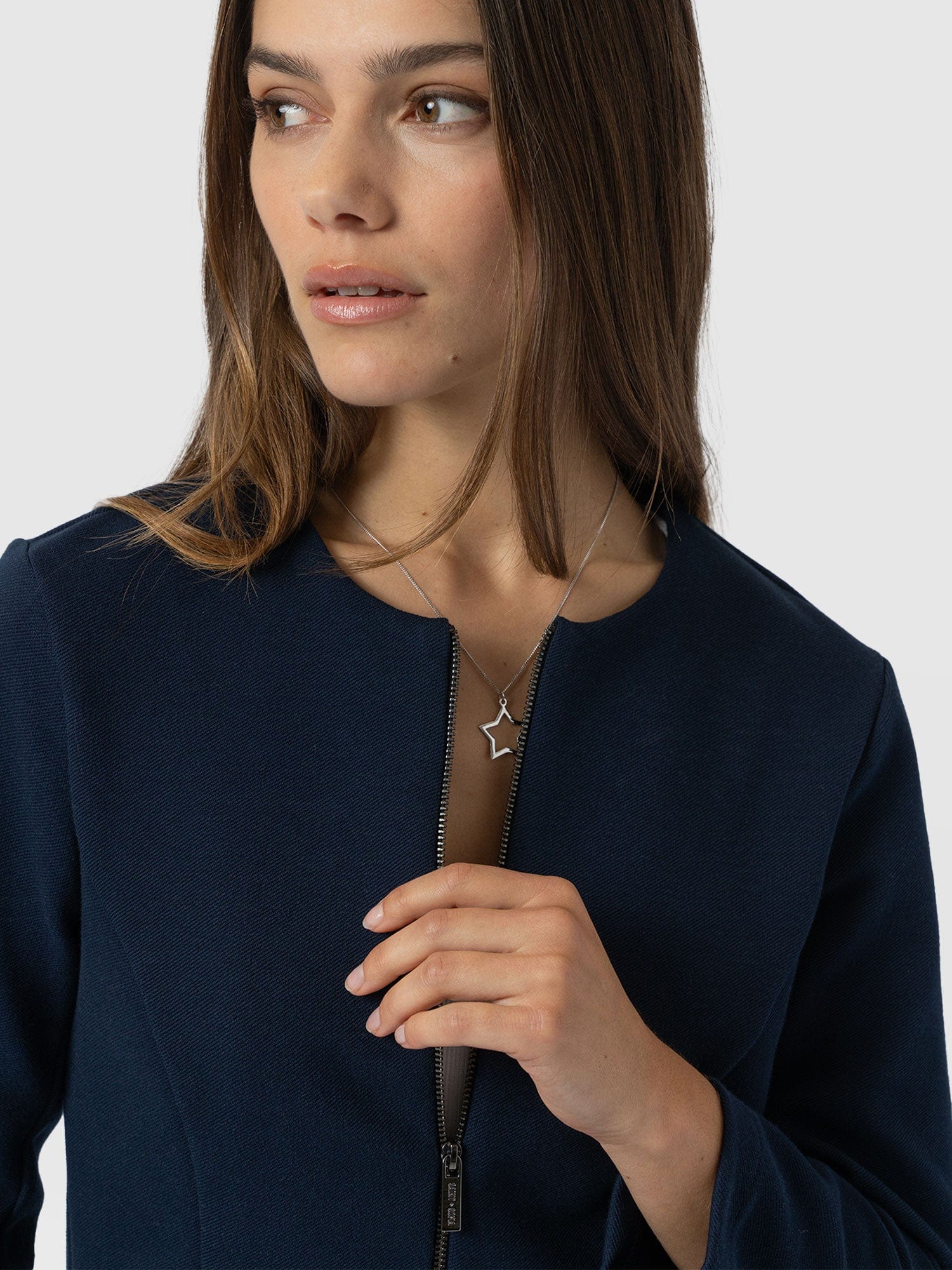 Florence Jacket - Navy Twill - Women's Jackets | Saint + Sofia® USA