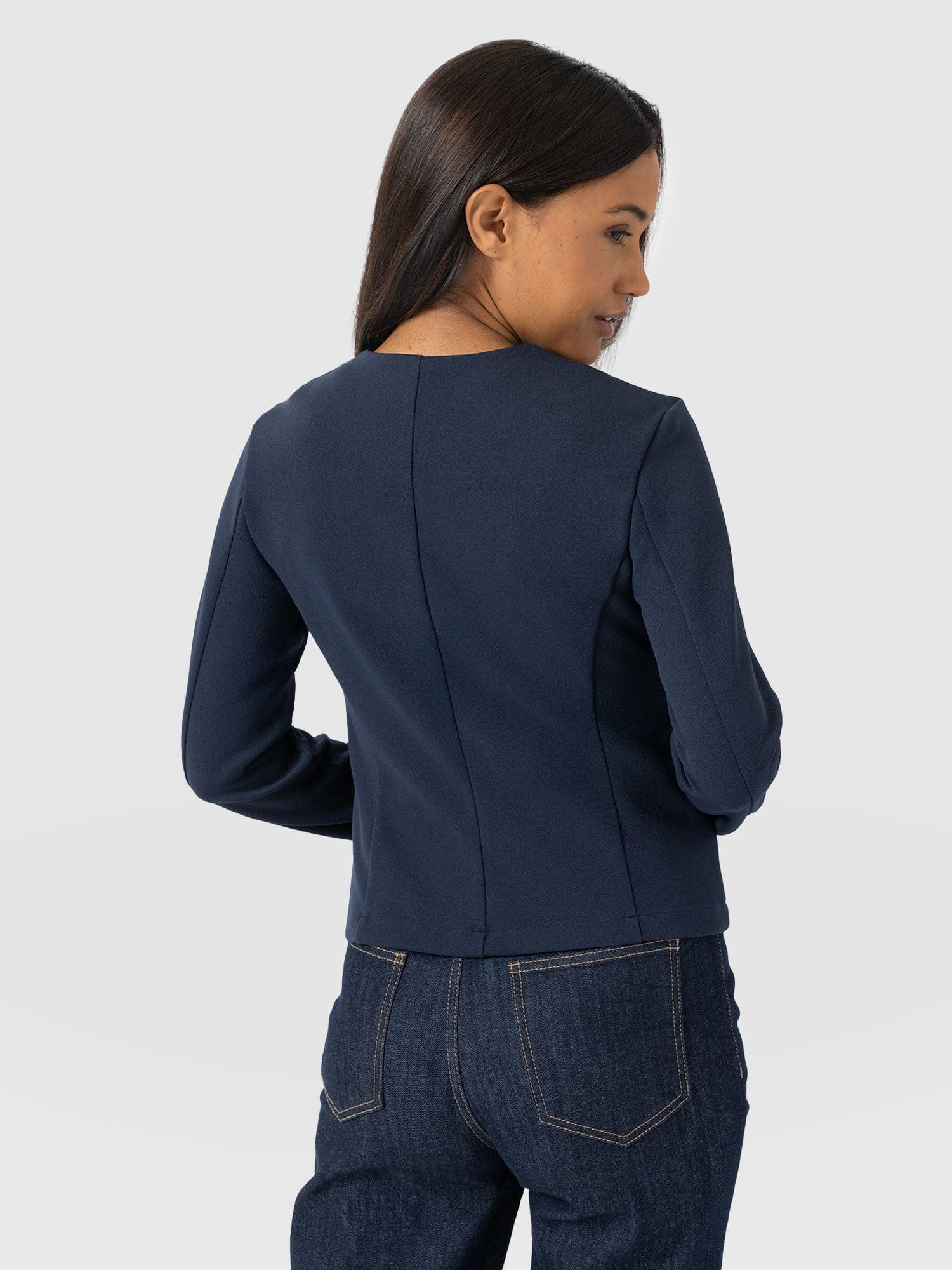 Florence Jacket - Navy - Women's Jackets | Saint + Sofia® USA